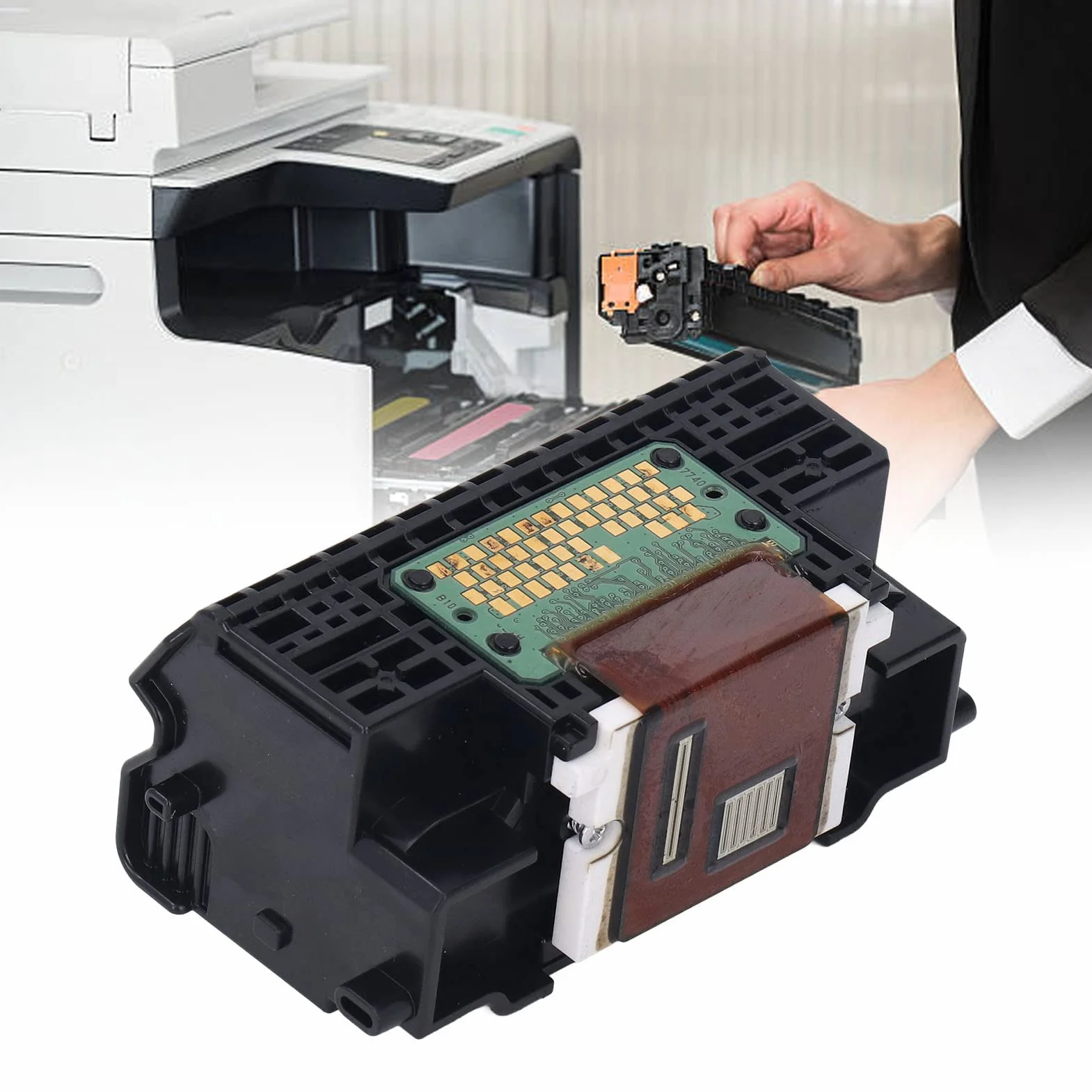 Wakects pojedyncza czarna głowica drukująca do QY6-0073 UPVC głowica drukująca wymiana akcesoria do drukarek IP3600 MP545 MP550 IP3680 MP540
