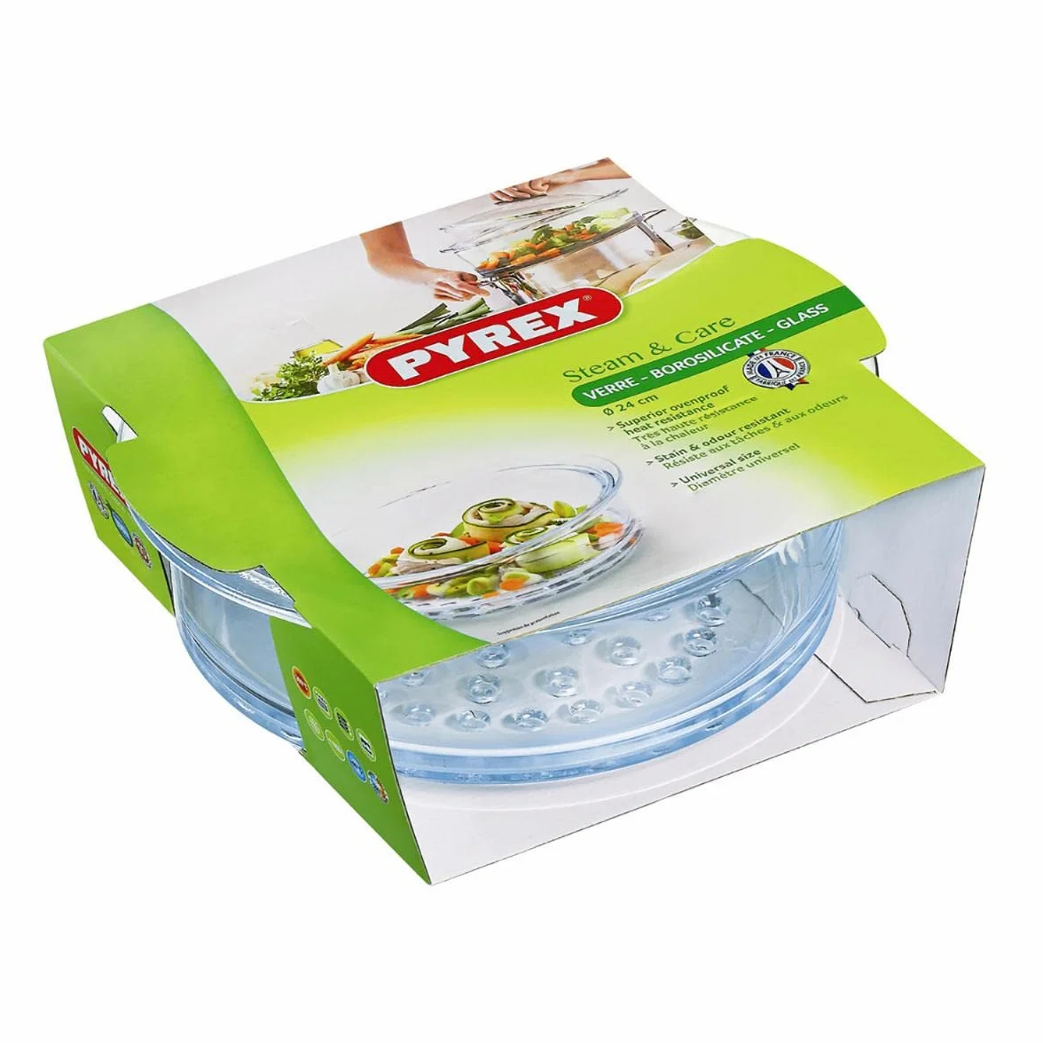 Pyrex Classic Szklany kosz na parze Ø 20 cm