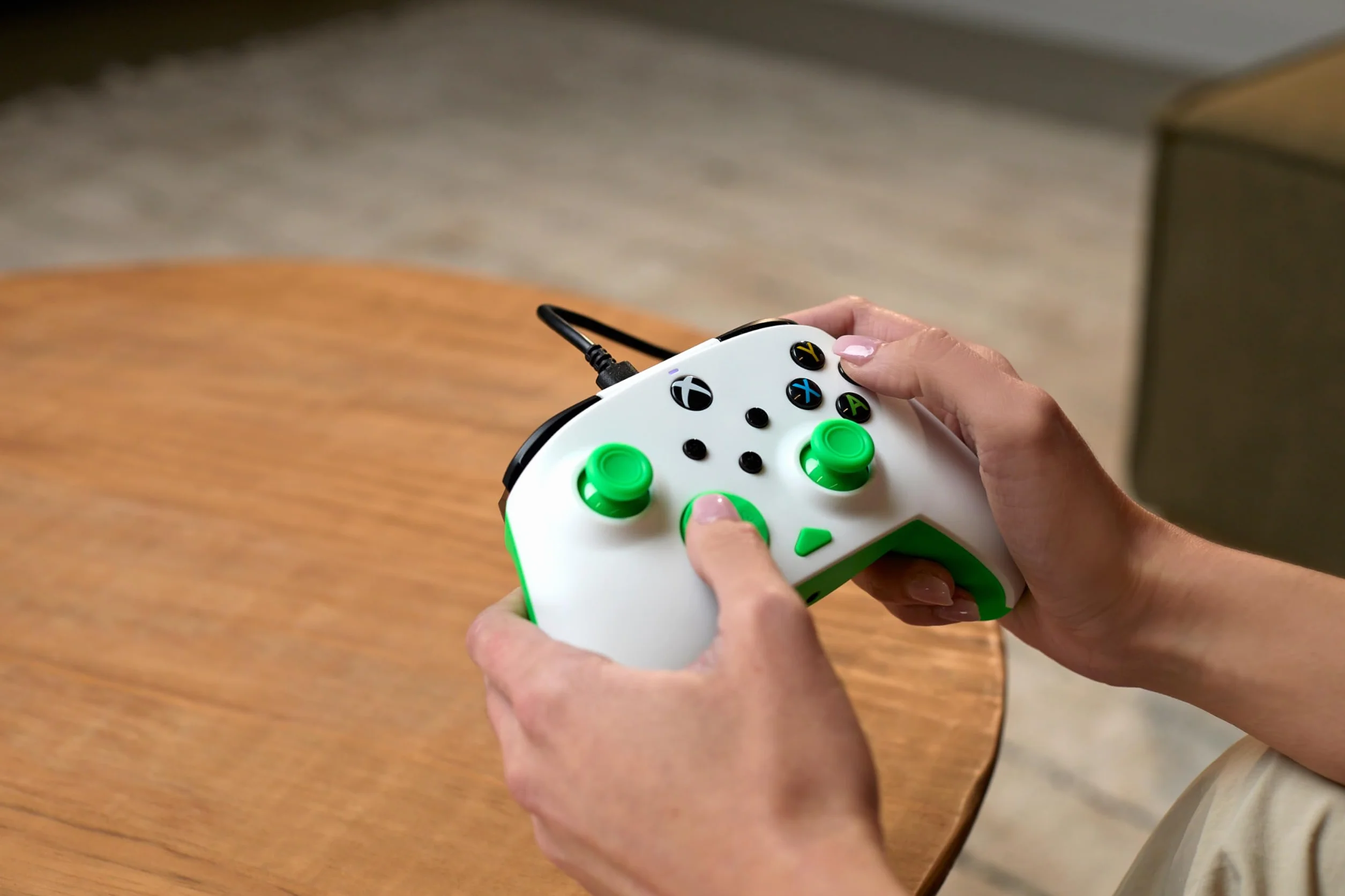 Turtle Beach Rematch Core White/Green Wired licencjonowany dla Xbox Series X, S, Xbox One, PC