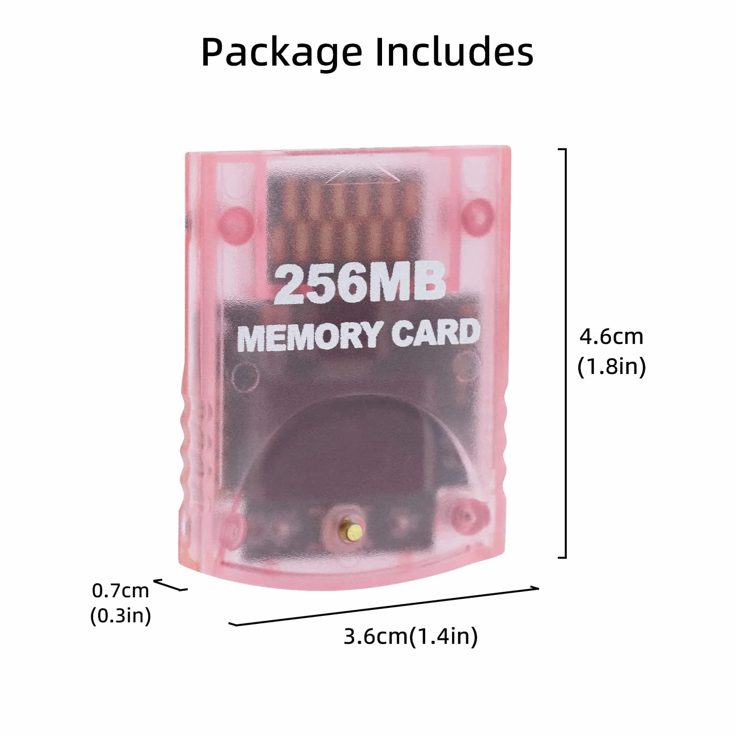 Mcbazel Karta pamięci do przechowywania gier 256 MB dla konsol Wii/Gamecube GC