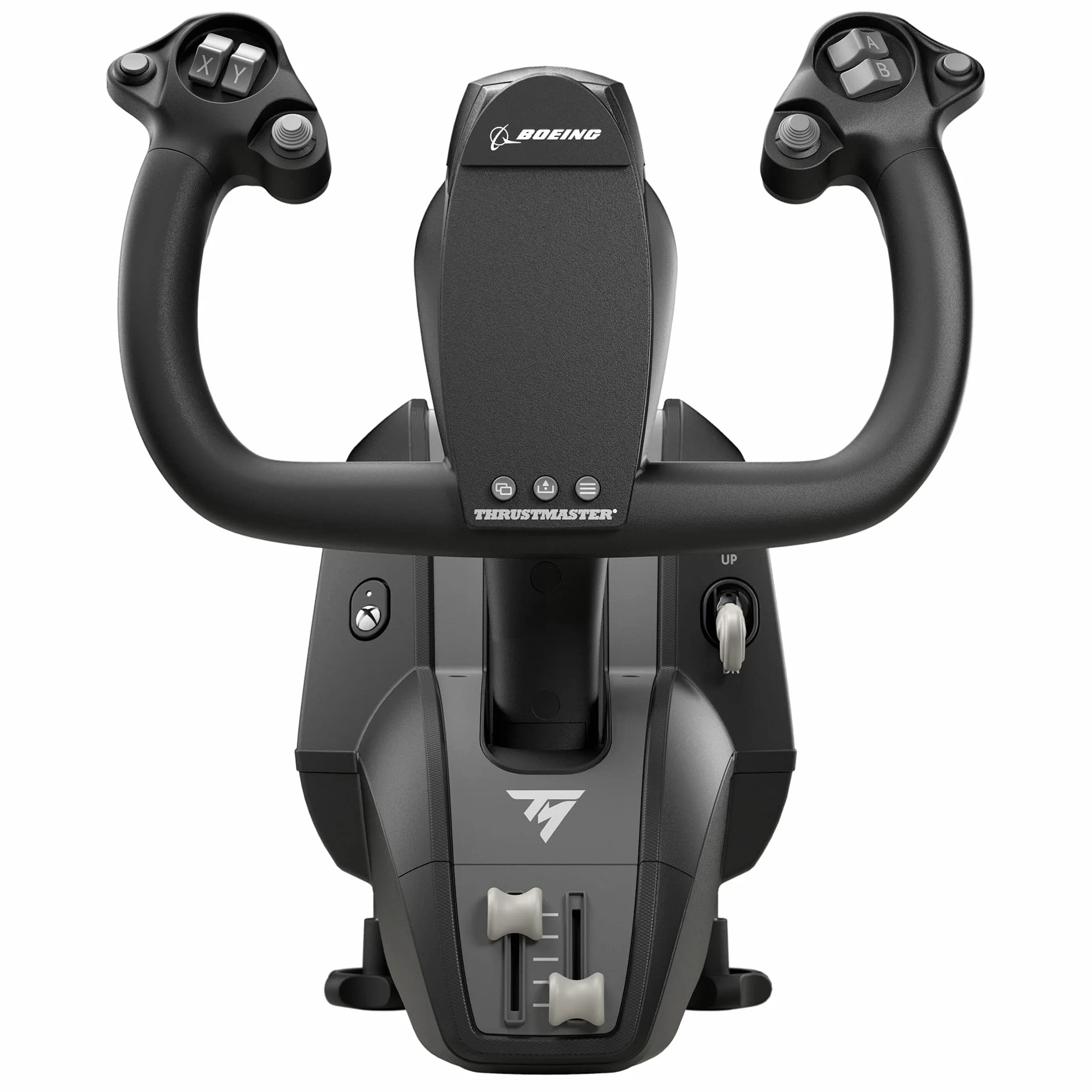 Thrustmaster TCA Yoke Pack Boeing Edition, Zestaw Wolantu i Panelu Przepustnicy, Metalowa Rama, Autopilot, Xbox i PC