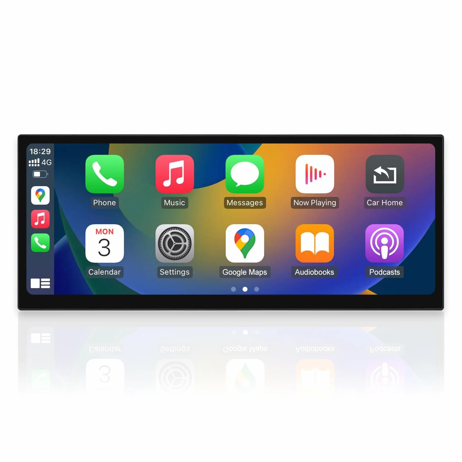 Road Top 12,3 cala Bezprzewodowy ekran dotykowy radia samochodowego CarPlay dla Audi Q3 2013-2018 rok, multimedialny ekran stereo radia samochodowego, obsługa bezprzewodowego Android Auto