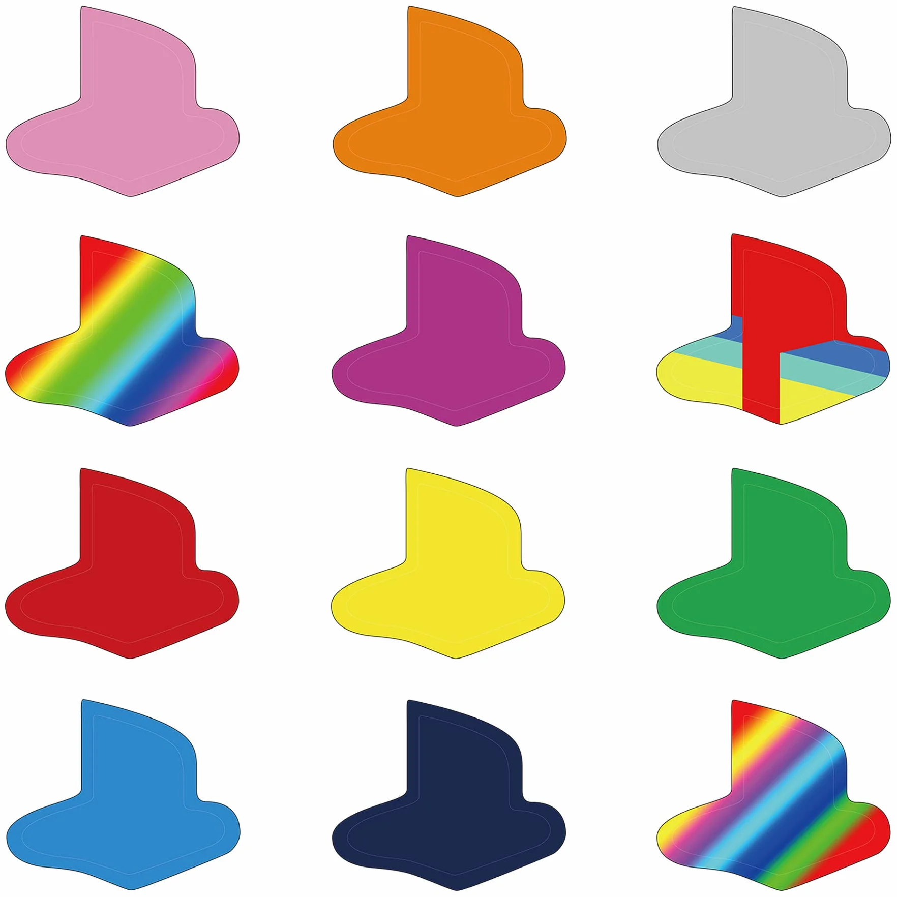 PlayVital 12 pcs Sticker LOGO kompatybilny z ps5 Konsola,Logo Underlay Sticker do ps5,Ochronne Naklejki do ps5-9 Kolorów i 3 Klasyczne Style Retro