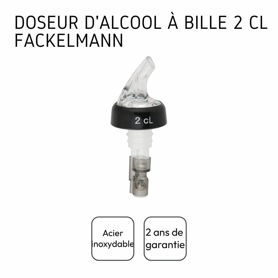 Fackelmann Dozownik Barmański do Butelek 10,5 x 4 x 4 cm