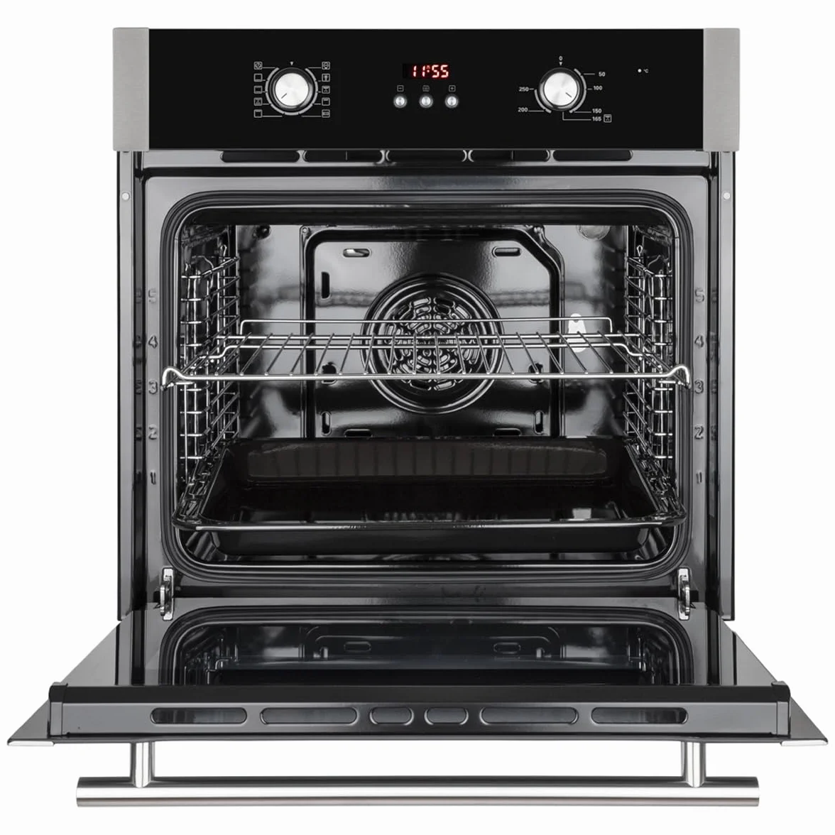 Zestawy kuchenne | 60cm Piekarnik BO8805SS | 59cm Płyta ceramiczna CH5901RL | grill | gorące powietrze | Automatyczny timer | 2-krotneszyby termoizolacyjne | blokada dla dzieci | SET8805CH59RL
