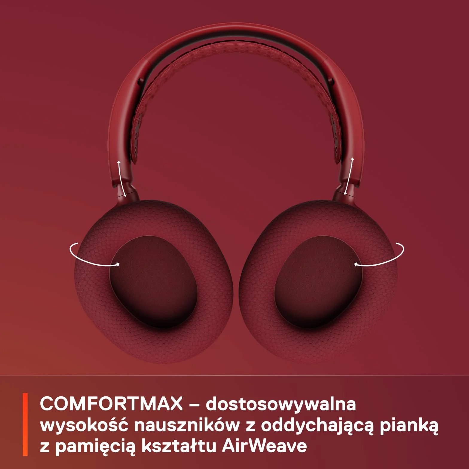 SteelSeries Arctis Nova 7 Wireless - Multi-Platform Gaming Headset - Dragon Edition - głośniki + nakładki - Podwójna łączność 2,4 GHz, Bluetooth - bateria 38 HR Fast Charge - PC, PS, komórki, Switch