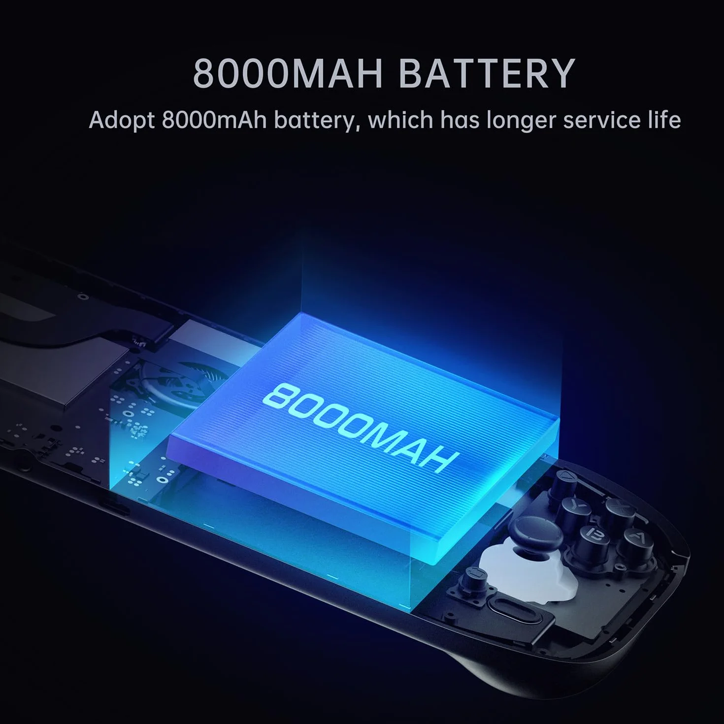 AYN Odin 2 Portal Max przenośna konsola do gier: 17,8 cm OLED i 120 Hz, Snapdragon 8 Gen 2, 16 GB RAM, 1 TB pamięci, Android 13, 8000 mAh, gry retro i nowoczesne