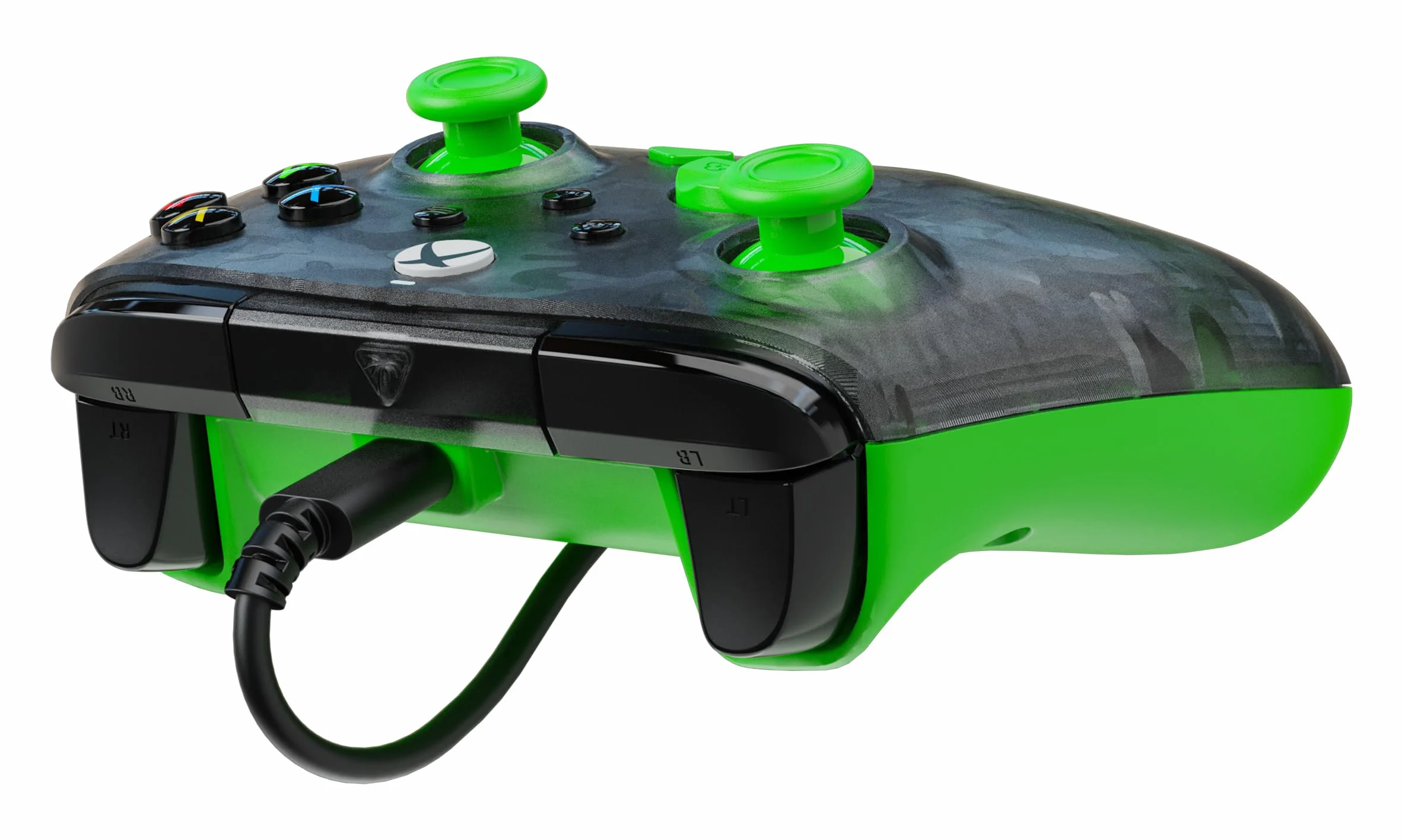 Turtle Beach Rematch Core Ghost Black Camo/Green Wired Gaming Controller dla Xbox Series X, Xbox One, PC