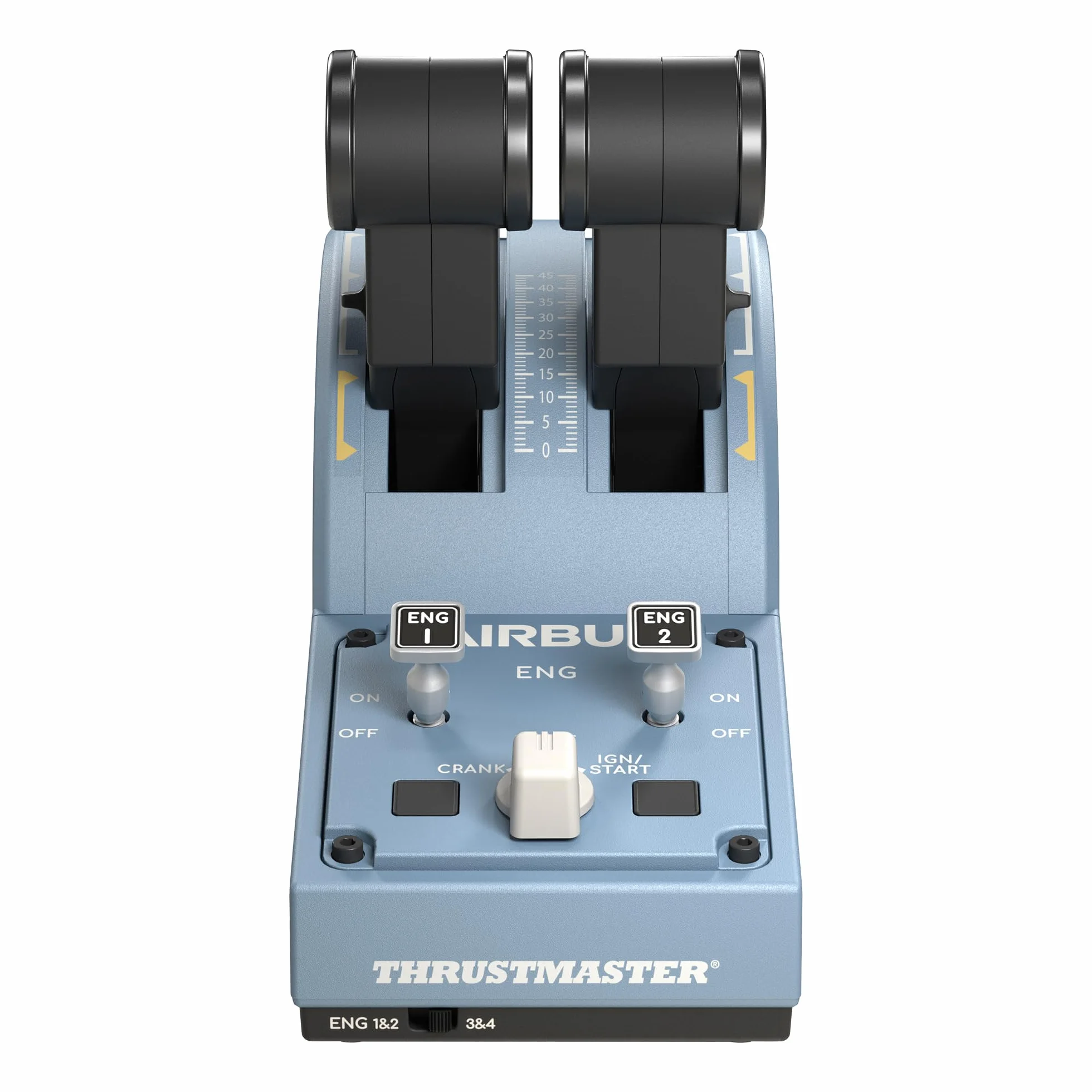 Thrustmaster TCA Officer Pack Airbus Edition – Kompleksowy system sterowania lotem z drążkiem sidestick i dźwignią przepustnicy do PC