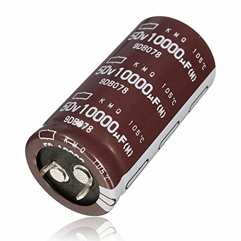 EsportsMJJ 2 szt. 10000Uf 50 V 25,4 x 50 mm FEVERWORK kondensator elektrolityczny