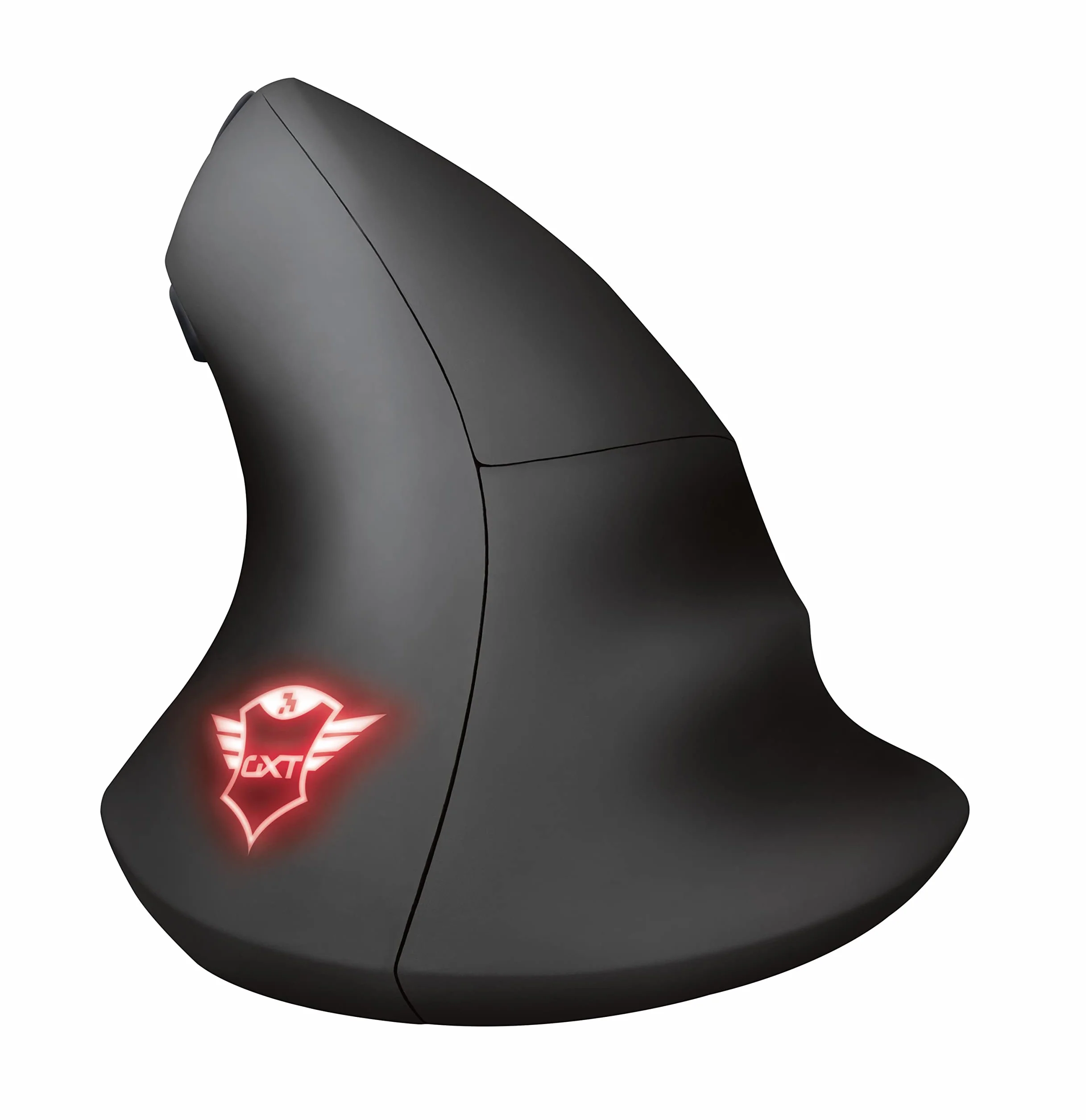 Trust Gaming GXT 144 Rexx Myszka Gamingowa, Ergonomiczna Mysz Pionowa dla Graczy, 250-10000 DPI, Podświetlenie LED, 6 Programowalnych Przycisków, Zaawansowane Oprogramowanie, Komputer, Laptop, PC