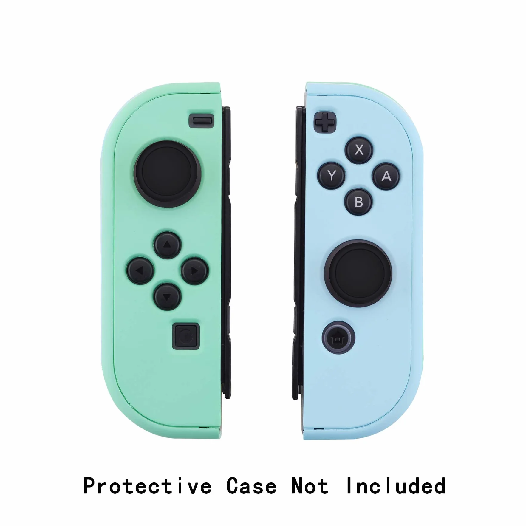 PlayVital Joystick Caps do Switch,Thumb Grip Caps do Switch Lite,Silikonowa Osłona Analogowa do Switch OLED Joycon Uchwytów na Kciuk do Switch & Switch Lite & Switch OLED-Czarny