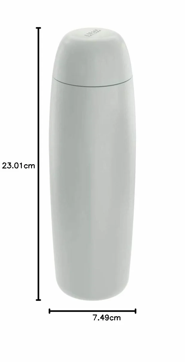 Alessi SA05 G Food à Porter butelka termoizolacyjna ze stali nierdzewnej 18/10 szara