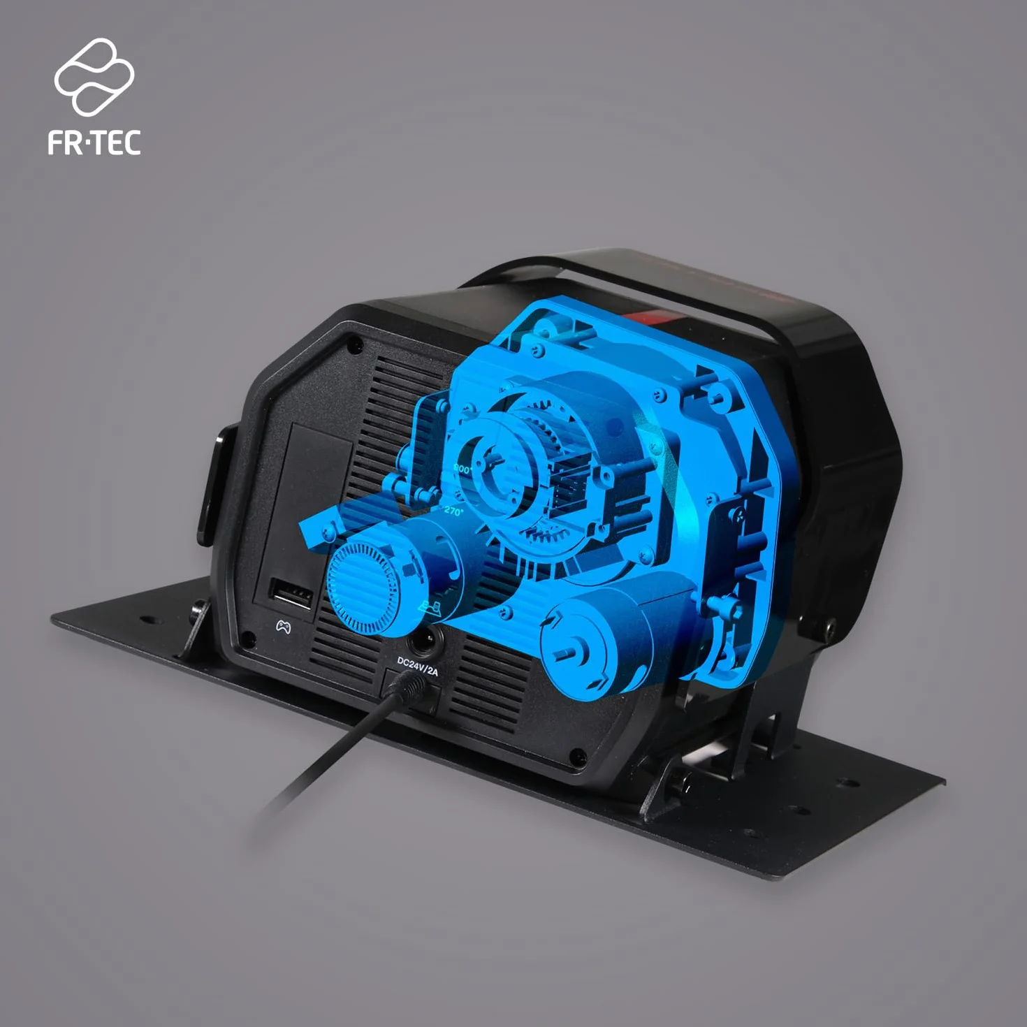 FRTEC - Kierownica z pedałami FR FORCE, Force Feedback 3,2 Nm, podwójny silnik, zdejmowana felga, koła zębate i oś ze stali, wykończenie Alcantara, do PS4, Xbox Series Xbox One i PC