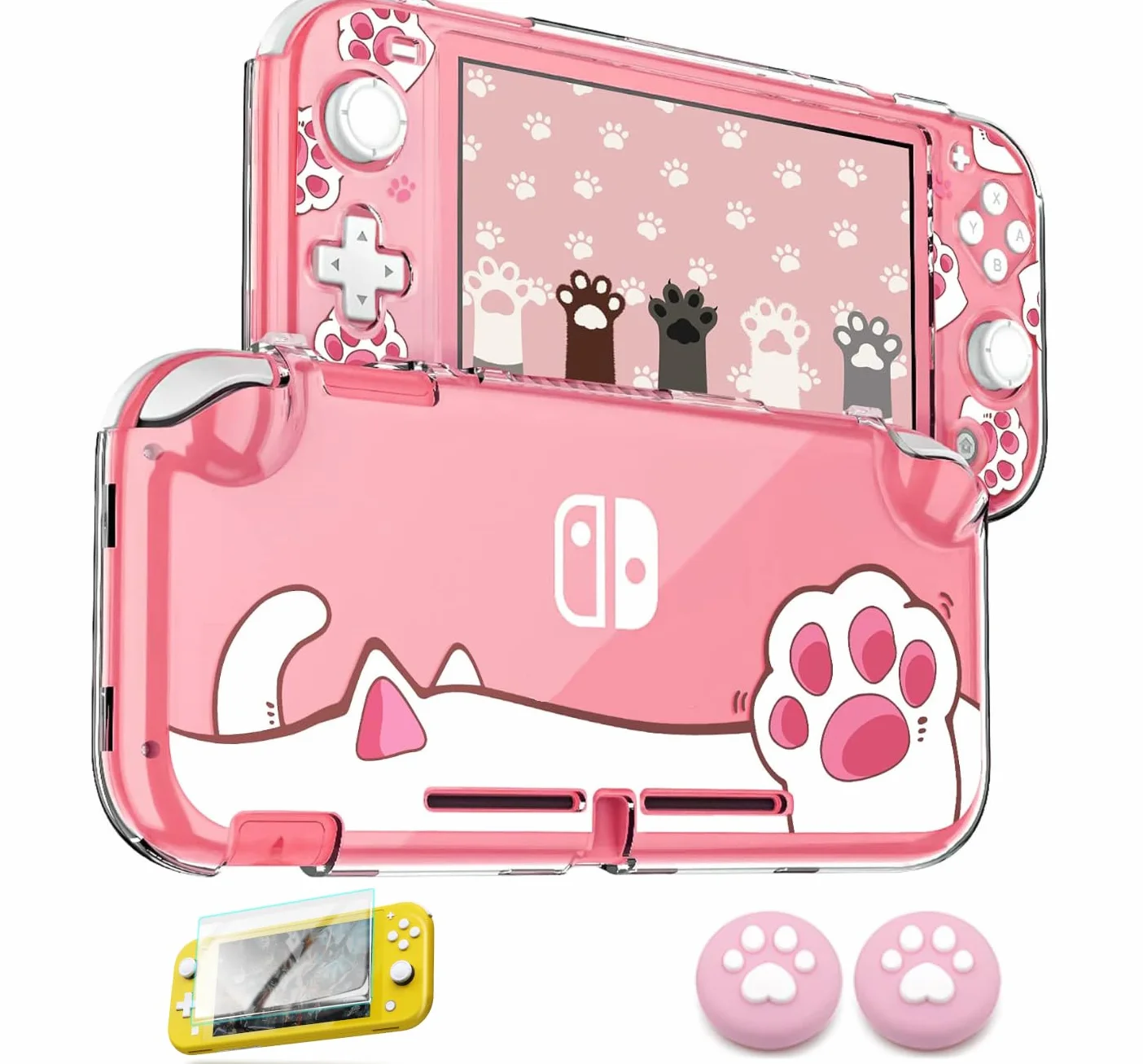 CEDER - Pokrowiec ochronny Starrer kompatybilny Case z Nintendo Switch Lite (Kot)