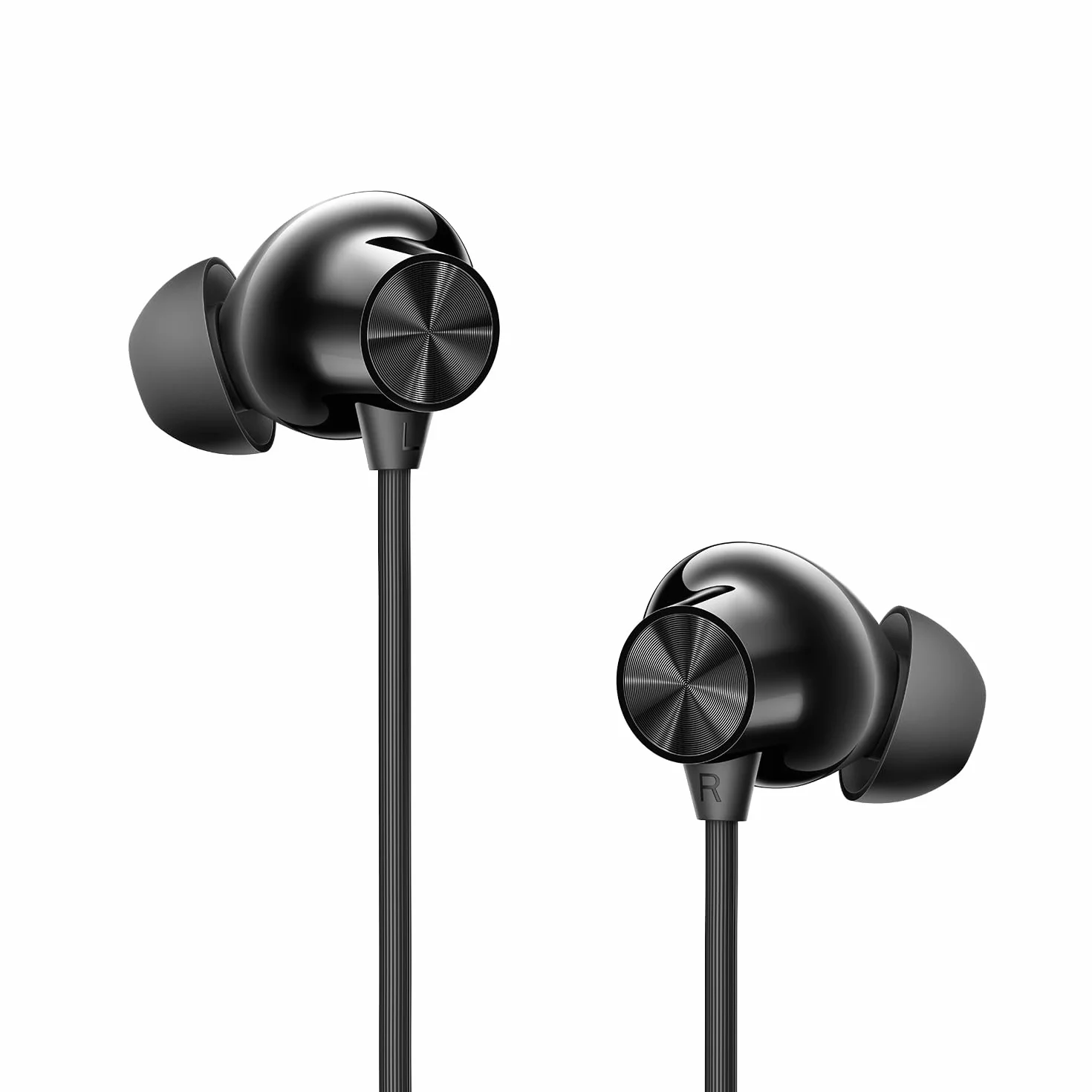 OnePlus Bullets Wireless Z3 Bluetooth 12.7 cm słuchawki douszne, dźwięk przestrzenny – sterowniki 12,4 mm, żywotność baterii 36 godzin (Mambo Midnight)