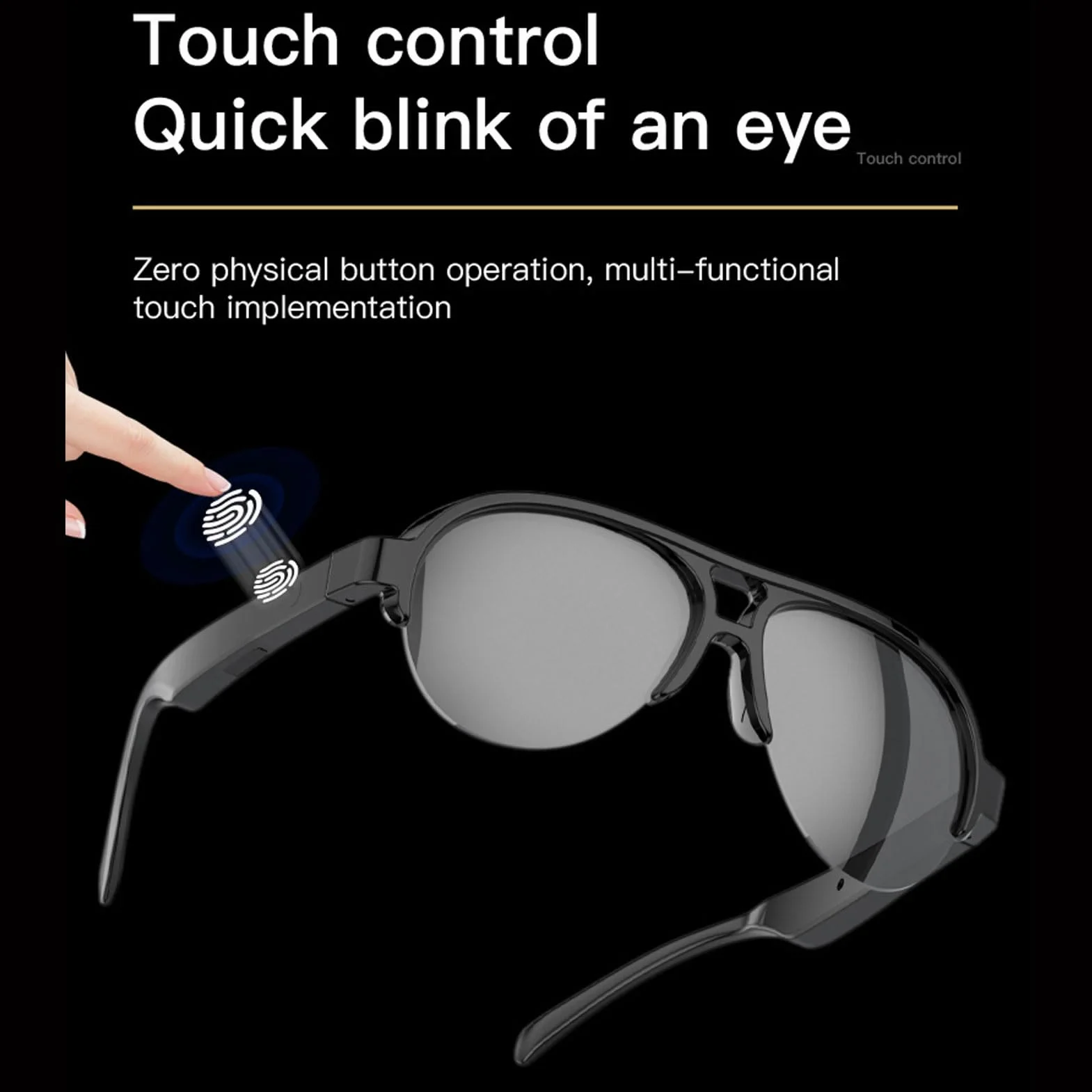 AI Inteligentne Okulary 5.4 z 144 Językiem Tłumaczenie Tłumaczenie Control IP65 Downowite Okulary Przeciwsłoneczne z Głośnikami Mikrofonu HD dla Mężczyzn Kobiety