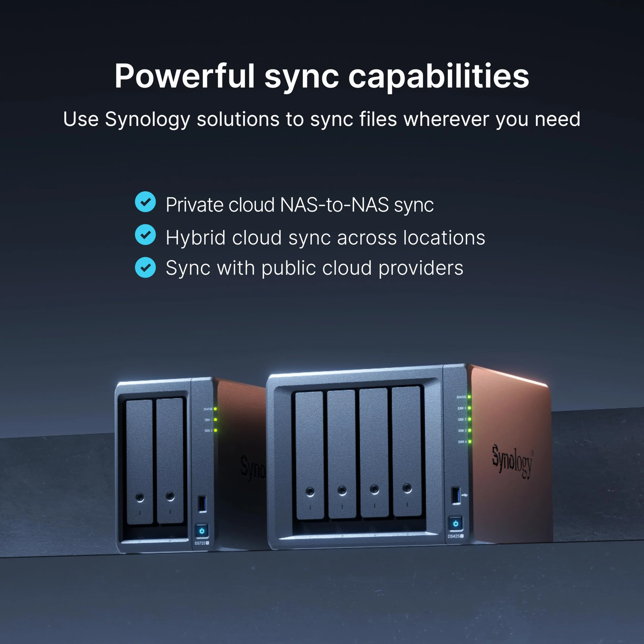 DS425+ 4-Bay Synology NAS – kompaktowe rozwiązanie pamięci masowej z wbudowanym portem 2,5 GbE