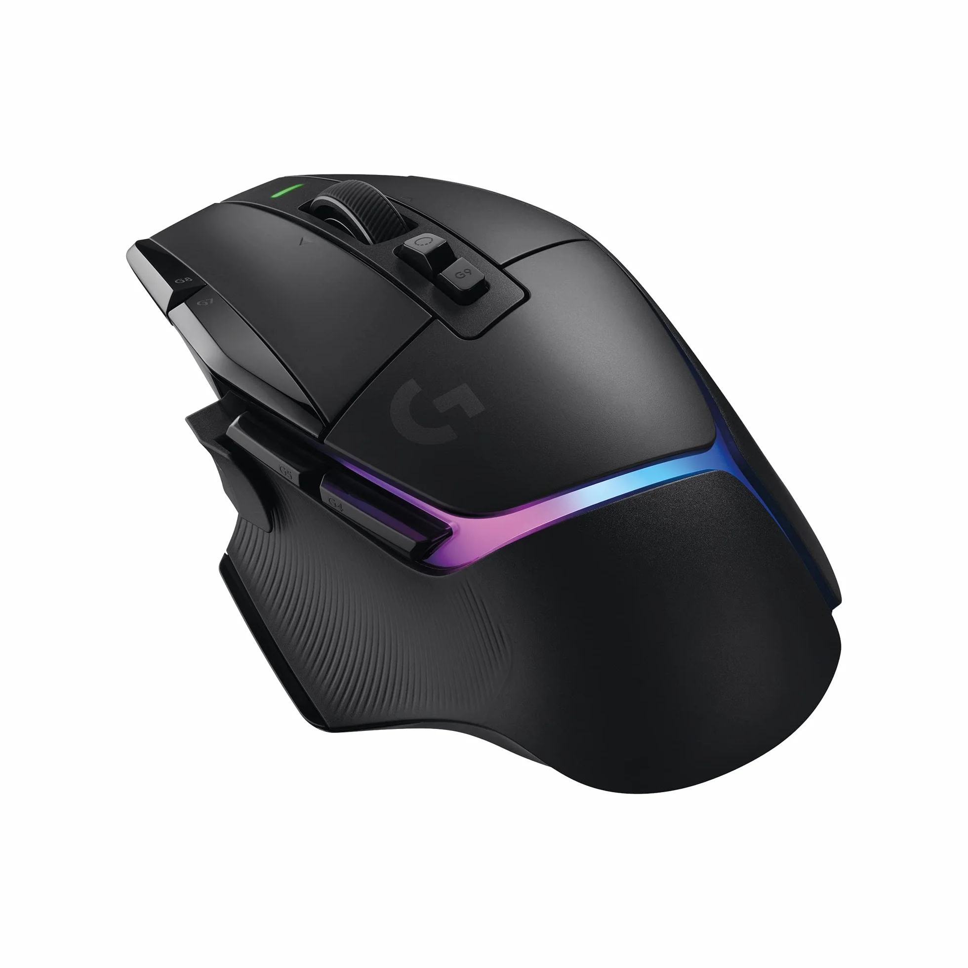Logitech G502 X bezprzewodowa, podświetlana mysz gamingowa, hybrydowe optyczne przyciski LIGHTFORCE, LIGHTSYNC RGB, sensor HERO 25K, kompatybilna z PC - macOS/Windows - Czarny