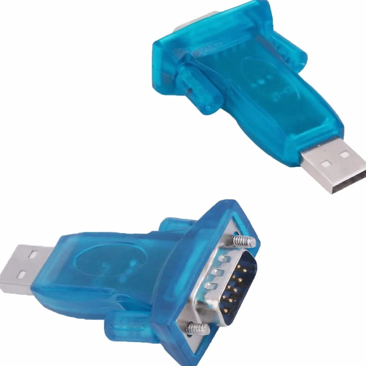 2 Sztuki Usb Na Rs232 Wtyczka Adapter Serial Port Db9 9 Pin Wtyczka Konwerter Adapter Chip Z Rs-232 Db9 Gniazdo Na Gniazdo Adapter Do Xp/Vista/Win7/8/10