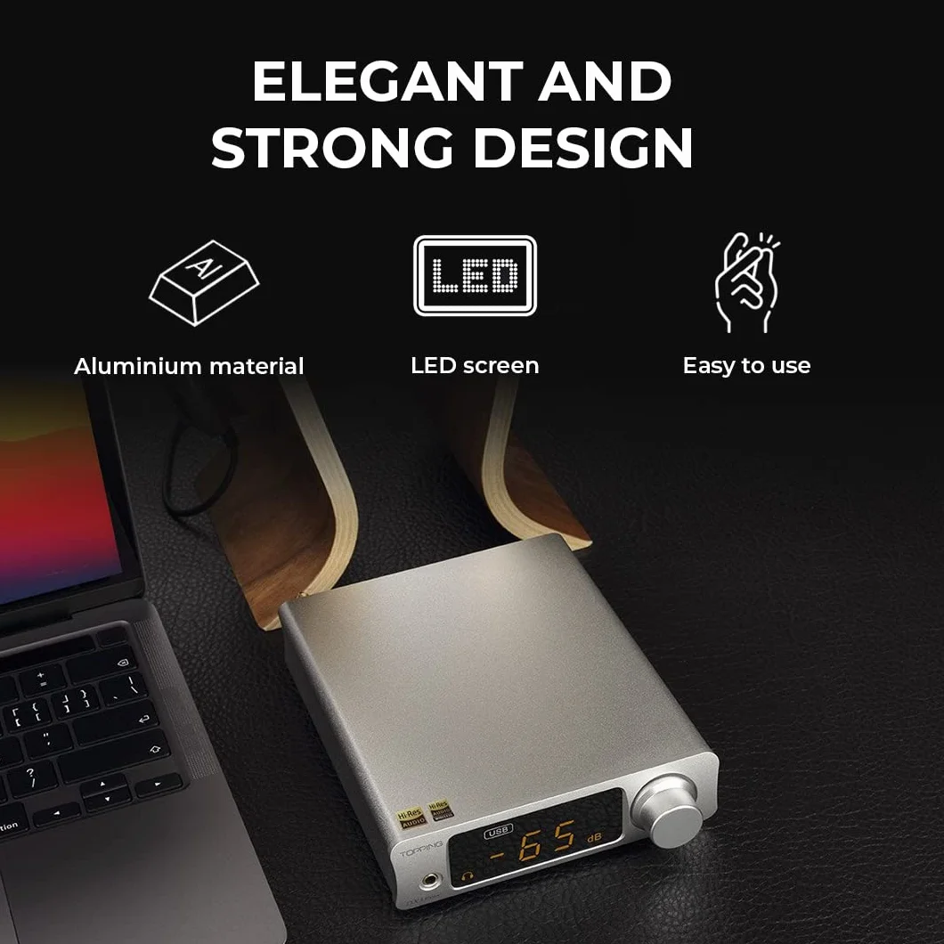 Topping DX3 Pro+ Wzmacniacz słuchawkowy Bluetooth (czarny)
