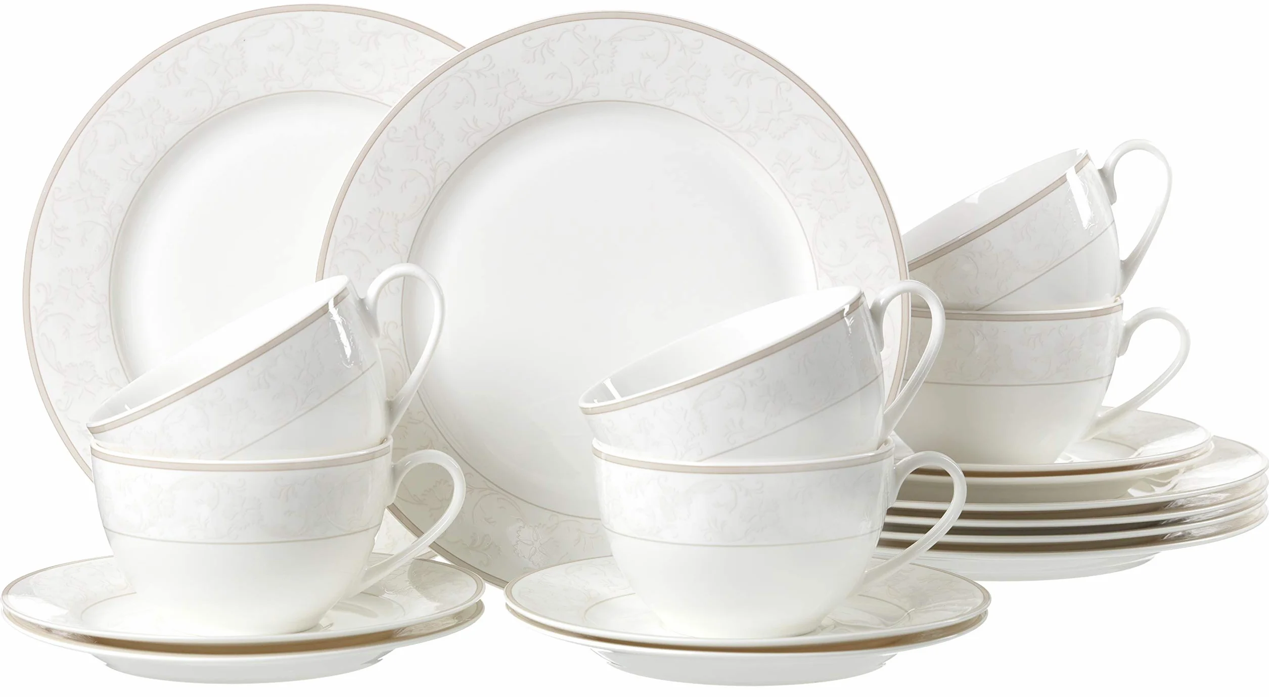 Ritzenhoff & Breker Isabella Serwis Do Kawy Porcelana Biały 18 Części
