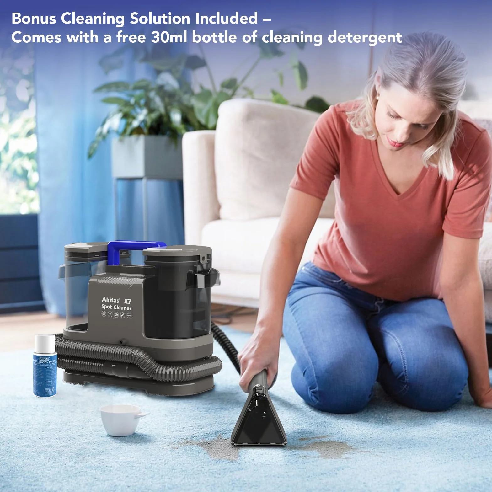 Akitas X7 Odkurzacz na mokro i sucho 600 W samoczyszczący