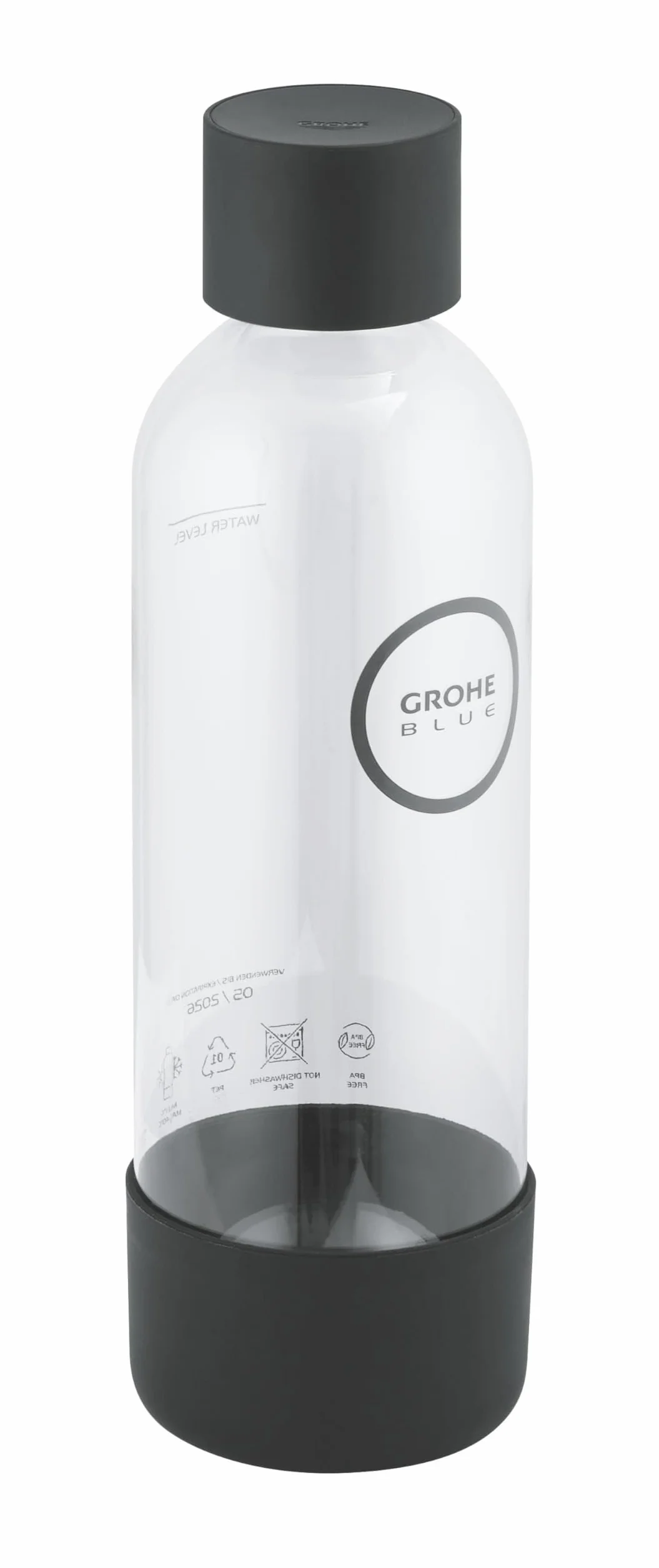 GROHE Blue Fizz butelka na wodę 850 ml czarna 41250K00