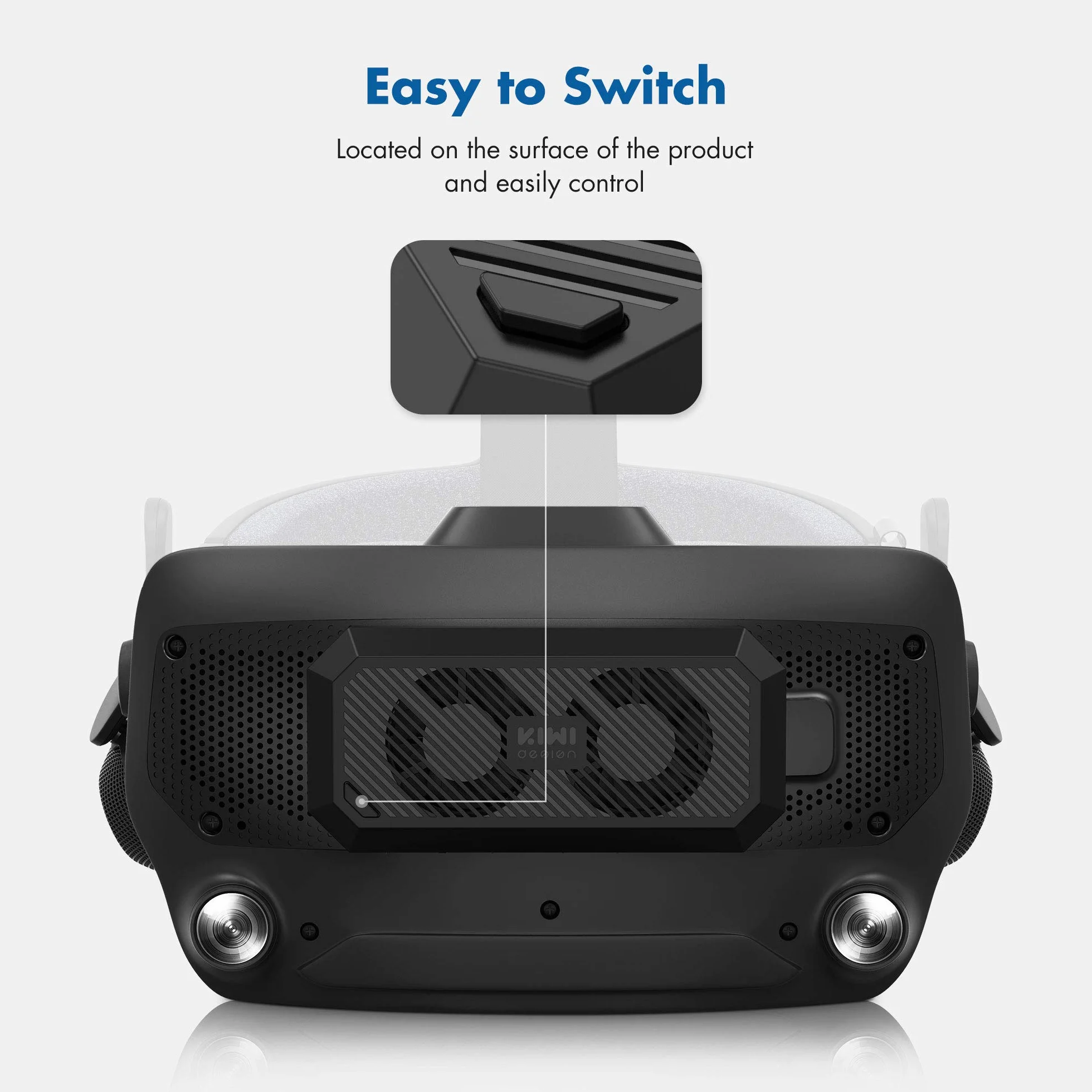 KIWI design Akcesoria do wentylatorów chłodnicy USB kompatybilne z indeksem zaworu, chłodzenie ciepła dla zestawu słuchawkowego VR w grze VR i wydłuża żywotność indeksu zaworu
