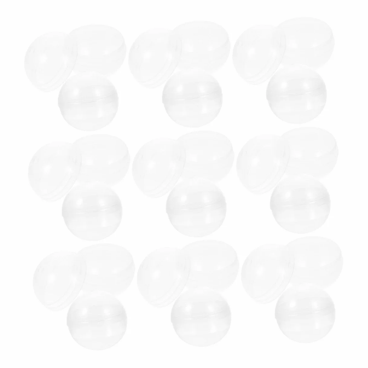Zerodeko 4 Zestawy Powłoki Do Napełniania Do Napełniania Pisanki Z Tworzywa Sztucznego Party Favor Pusta Kula Na Imprezę Wystrój Piłki Opakowanie Kulowe Nadający Się Do 50 sztuk*4