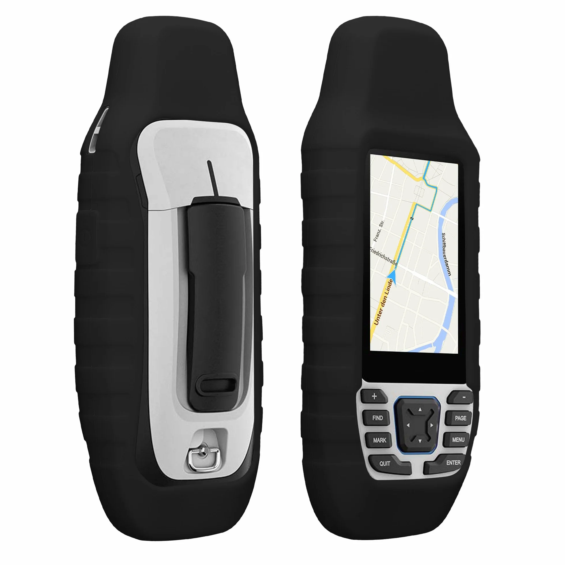 kwmobile Etui kompatybilne z Garmin GPSMAP 79S / GPSMAP 79SC - etui ochronne do urządzenia ręcznego GPS w kolorze czarnym