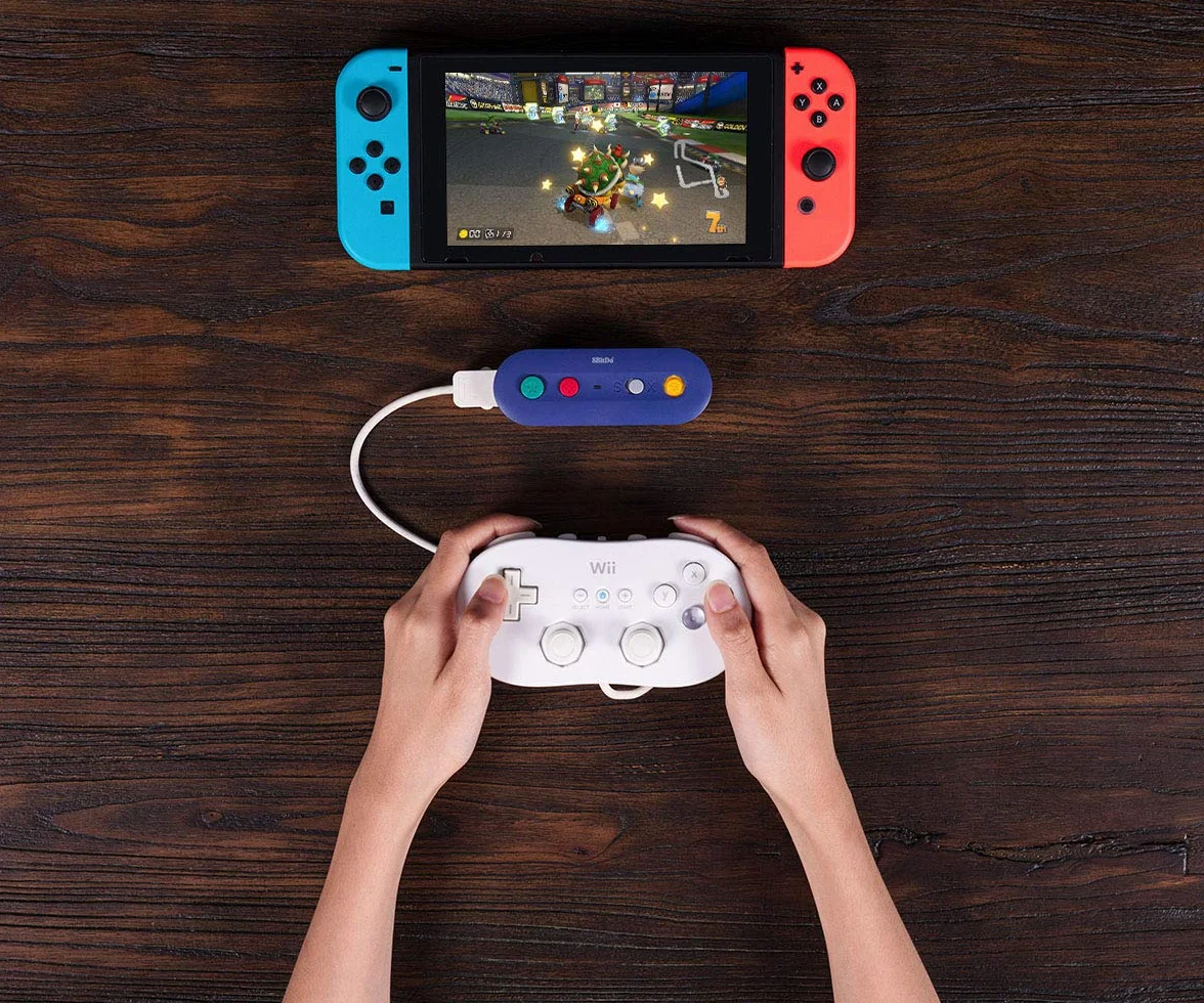 8BitDo G Bros. Wireless Adapter for Classic Nintendo Controllers /Switch