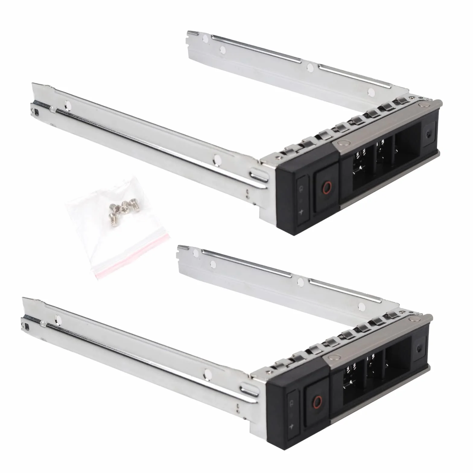 2 sztuki 3,5 cala X7K8W Y796F LFF SAS/SATA HDD ramka Caddy Tray do Dell Gen 14 PowerEdge R240 R340 R440 R540 R640 R740 R740xd R6415 R6525 R7415 R747425 R7515 C6420 + 4 śruby