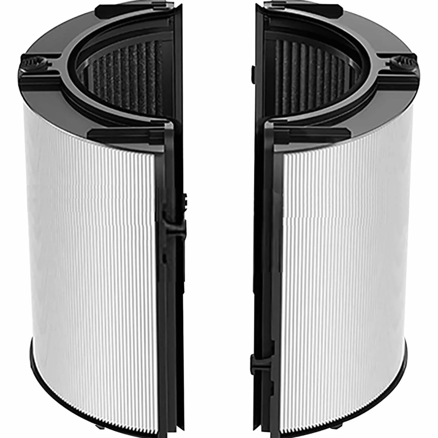 2-w-1 Filtr HEPA + Węglowy Filtr Zapasowy Kompatybilny z Oczyszczaczem Powietrza Dyson HP04 TP04 DP04 PH04 HP09 TP09 HP07 TP07 PH03 PH01, Filtr HEPA Klasy H13 Oczyszczacz Powietrza