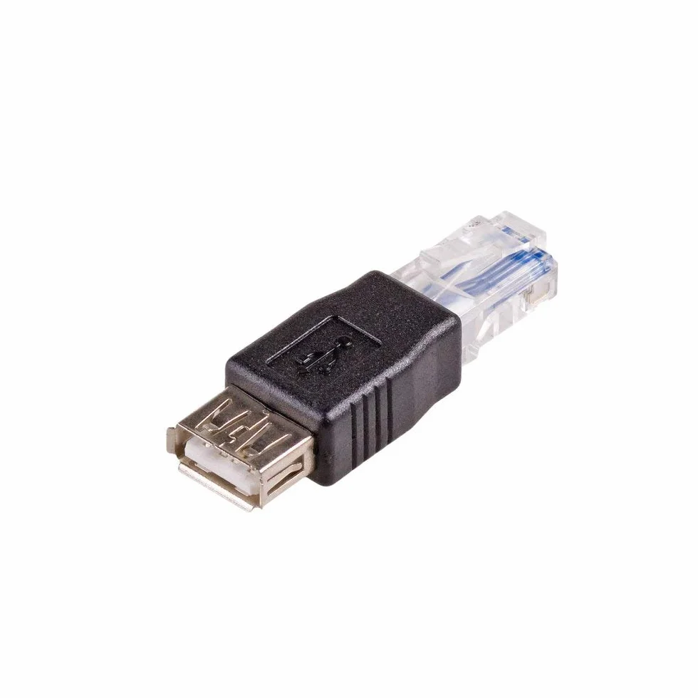Akyga AK-AD-27 USB A 2.0 gniazdo na Ethernet RJ45 wtyczka adapter konwerter
