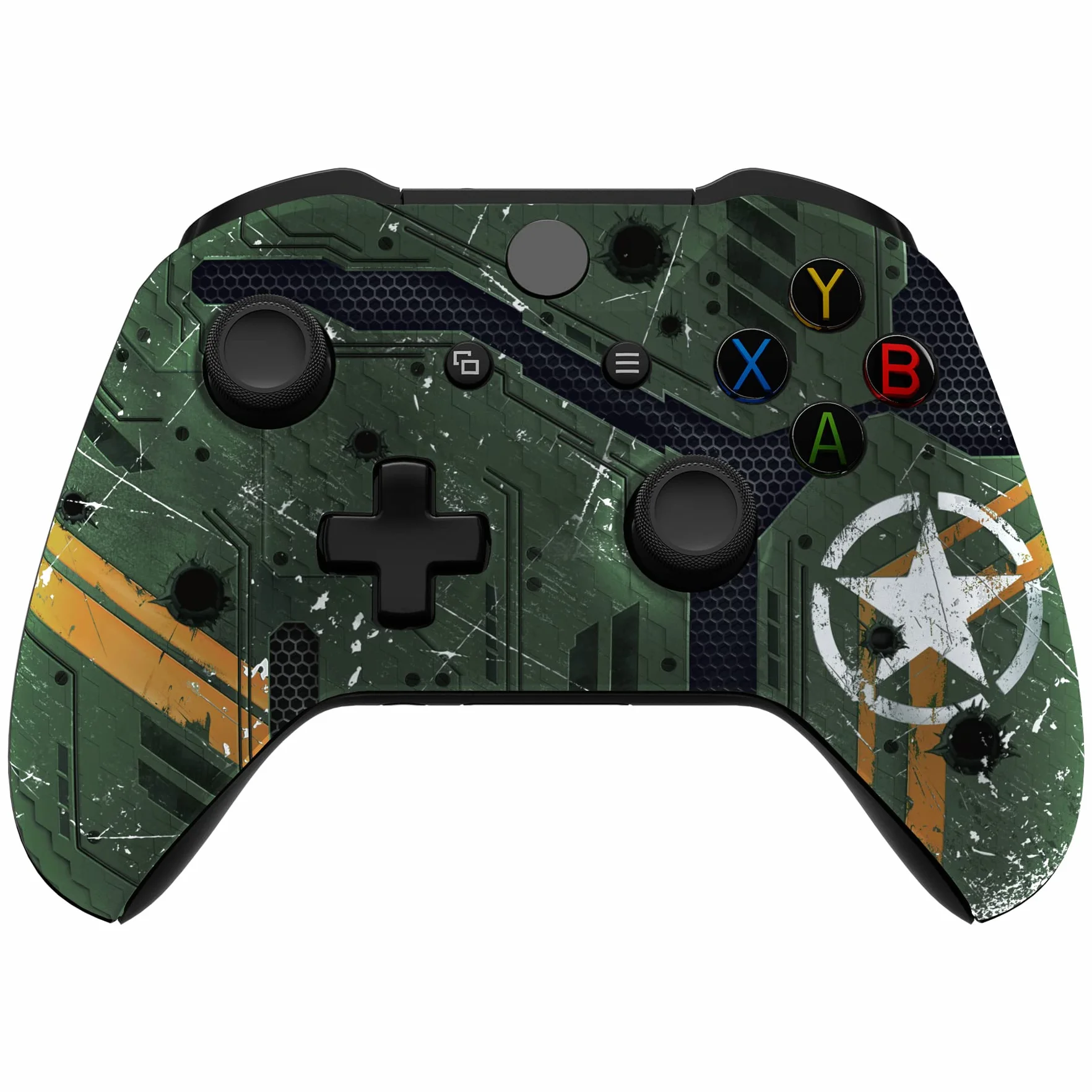 eXtremeRate Armie Miecza Przód Housing Shell Faceplate dla Xbox One S & dla Xbox One X Controller Model 1708 — Controller Nie Wchodzi W Skład Zestawu