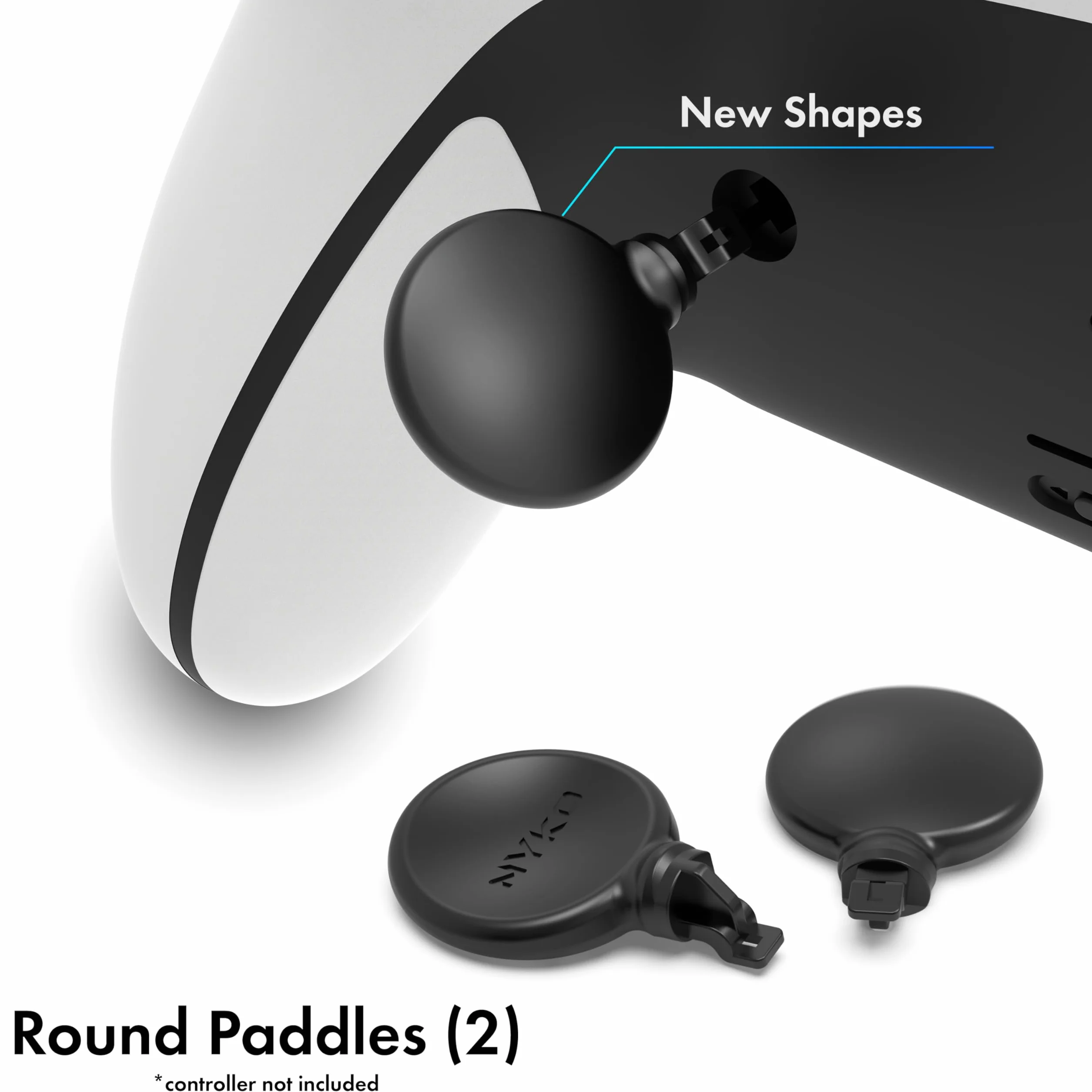 Nyko Edge Paddle metalowy zamiennik tylnego przycisku do kontrolera PS5 Dual Sense Edge 3 zestawy wymiennych wioseł etui do przechowywania