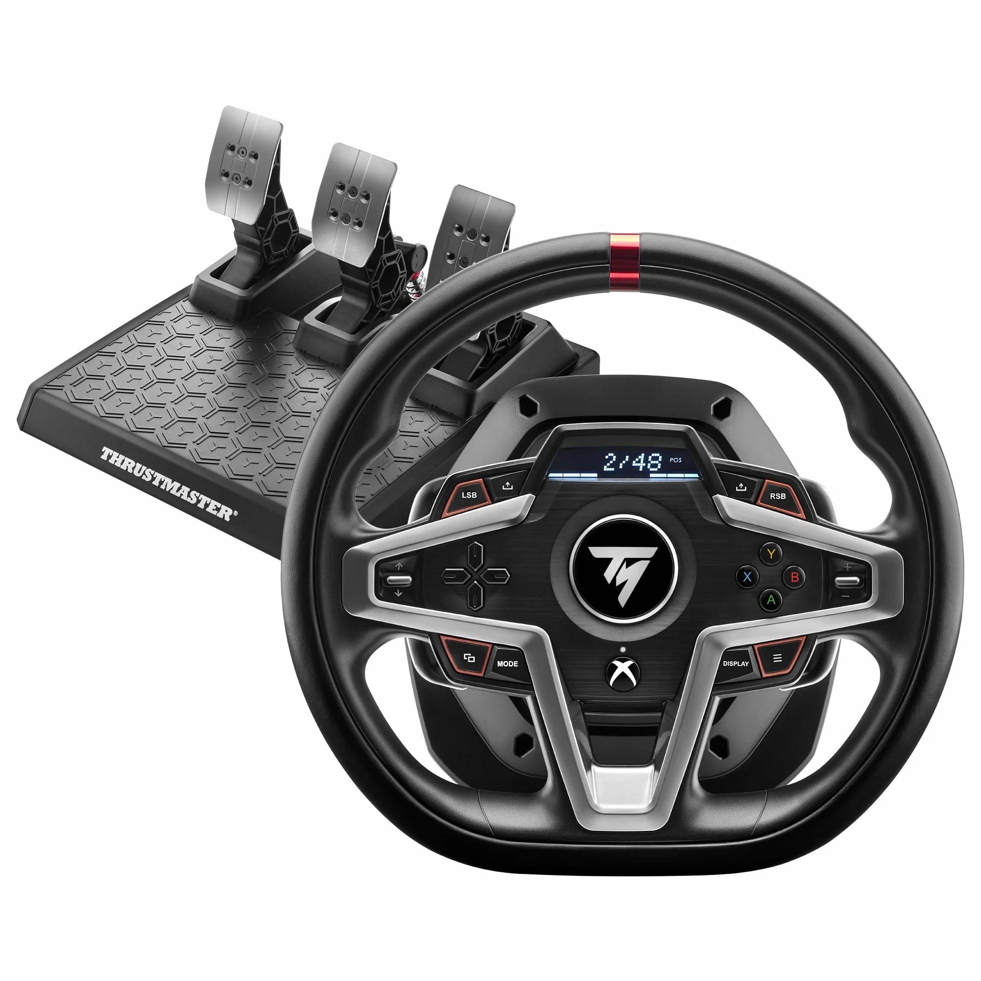 Thrustmaster T248 – Wyścigowe Koło Z Siłą Sprzężenia Zwrotnego – Zaawansowane Koło Wyścigowe dla Xbox Series X|S, Xbox One i PC
