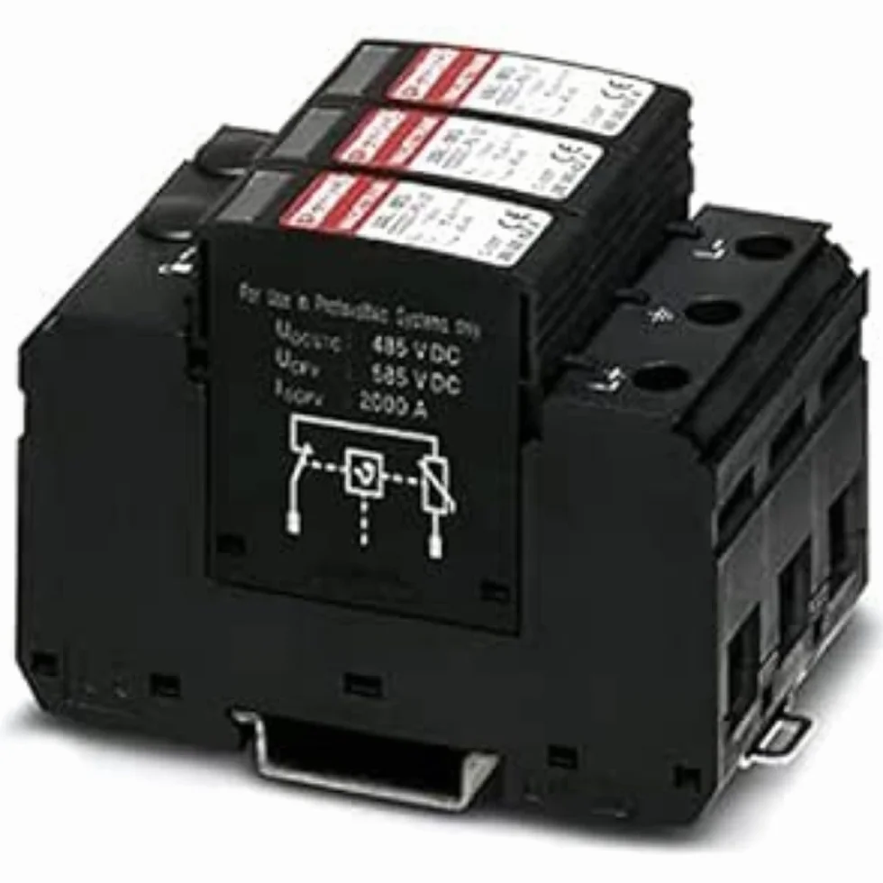 PHOENIX CONTACT VAL-MS 1000DC-PV/2+V zabezpieczenie przepięciowe do 2-pozycyjnej izolacji i uziemionych systemów 1000 V DC-PV