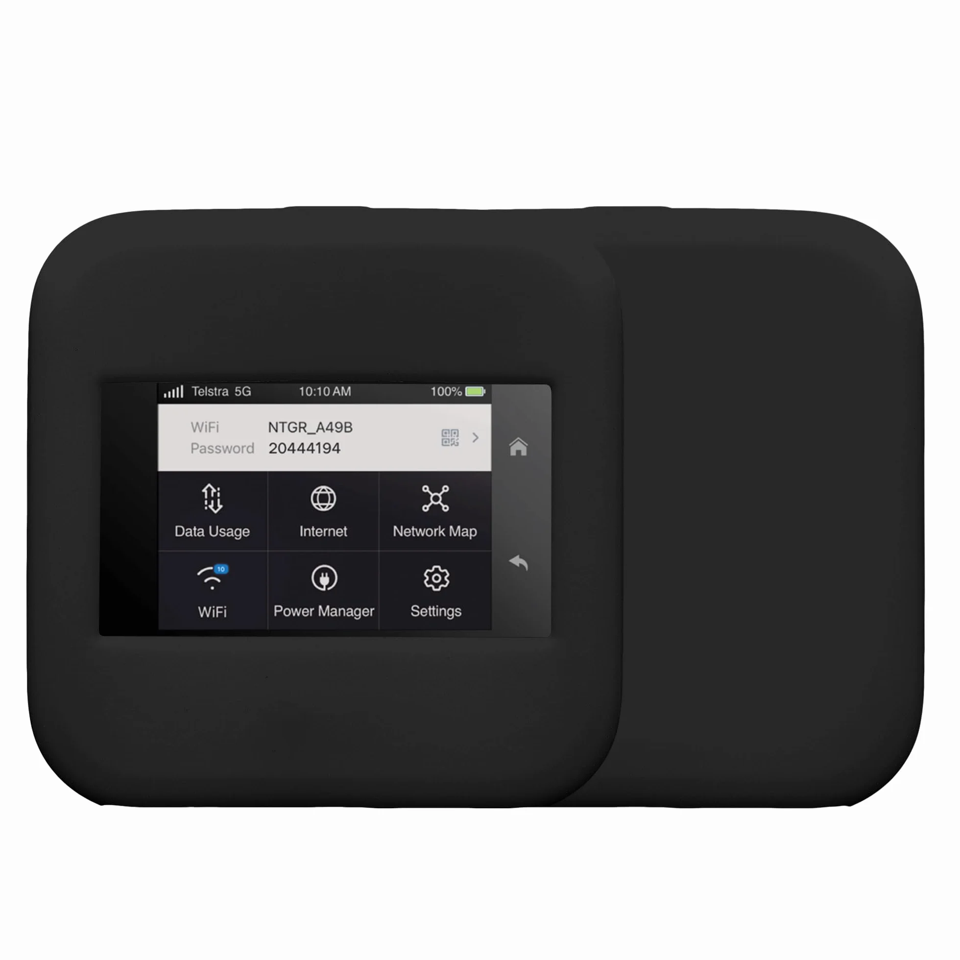 kwmobile etui kompatybilne z NETGEAR Nighthawk M6 Pro / M6 - silikonnego etui na router ochronne w kolorze czarnym