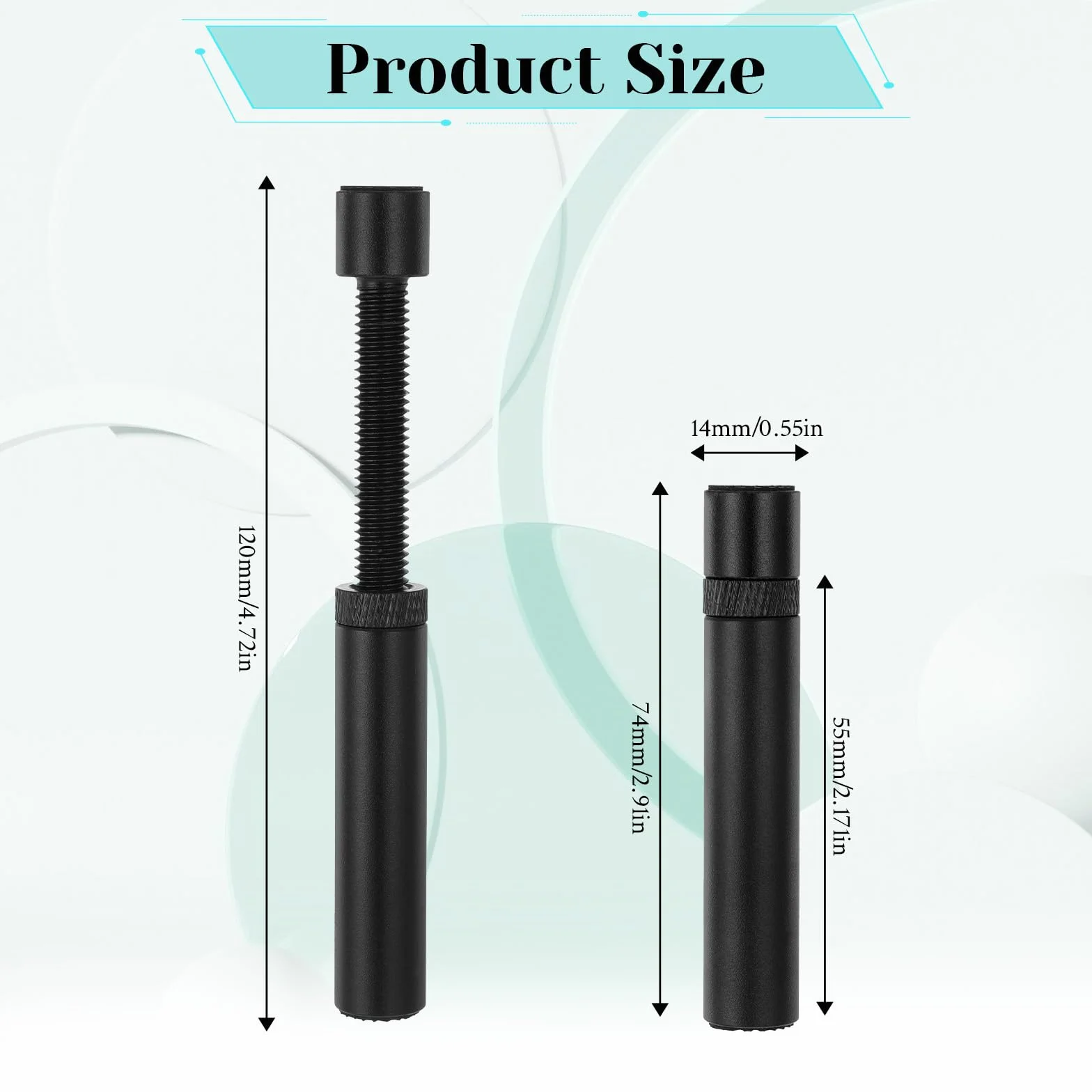 JJUNW Uchwyt na karty graficzne, aluminiowy uchwyt na karty graficzne GPU, pionowy uchwyt na karty graficzne z regulacją wysokości, uchwyt do stojaka na karty graficzne (74 mm-120 mm) (czarny)