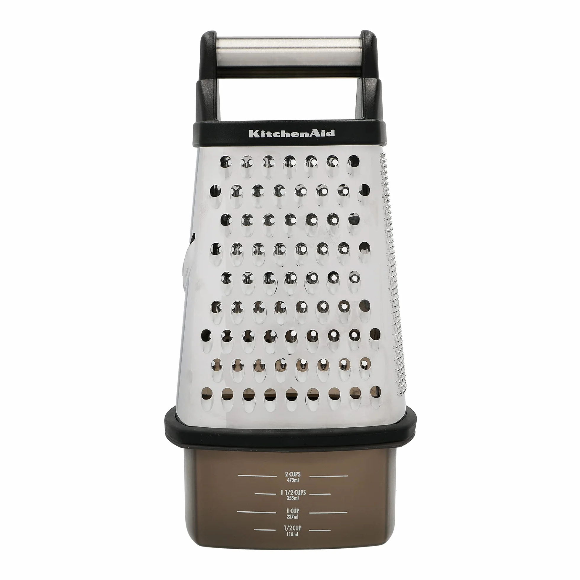 KitchenAid Czterostronna Tarka do Sera, Stal Nierdzewna, 16,5 × 13 × 26 cm