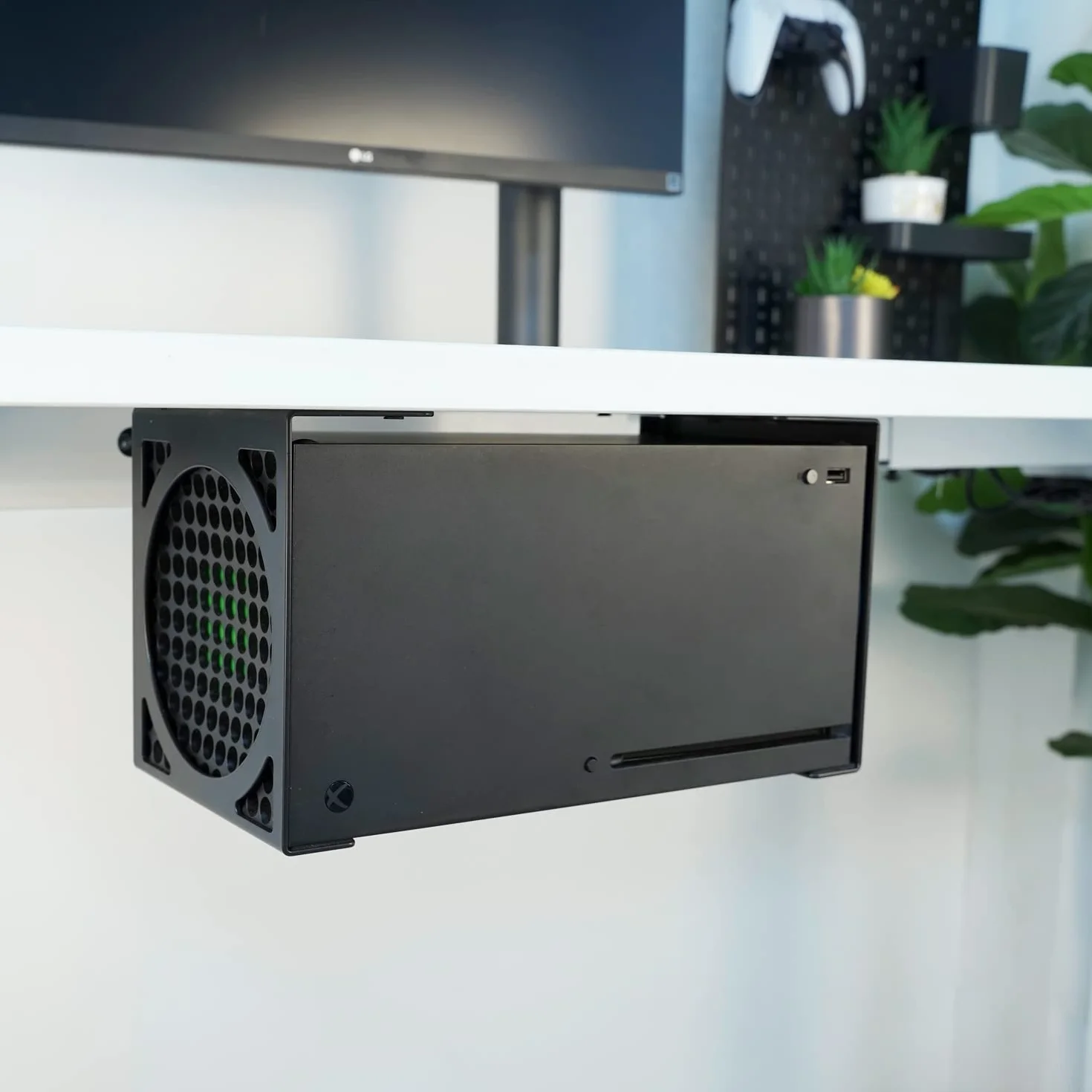 Monzlteck Uchwyt pod biurko do Xbox Series X, Stealth Mount for XSX