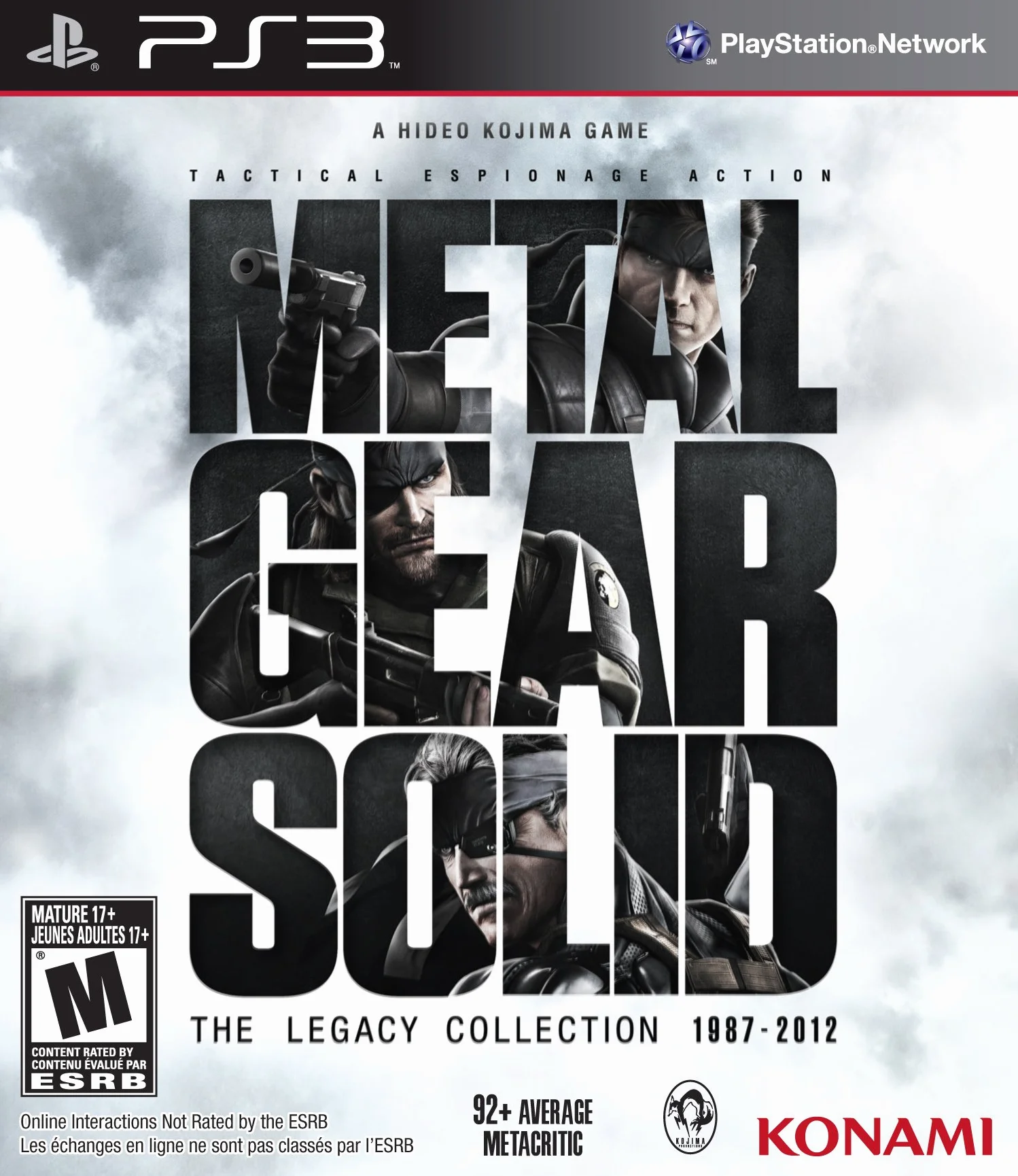 METAL GEAR SOLID THE LEGACY COLLECTION 1987 - 2012 (region 1)
