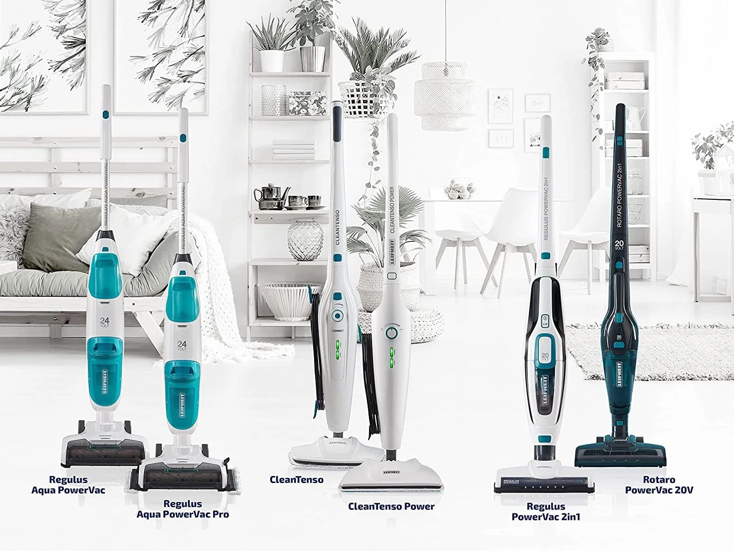Leifheit Mop Parowy Cleantenso Power, Biały