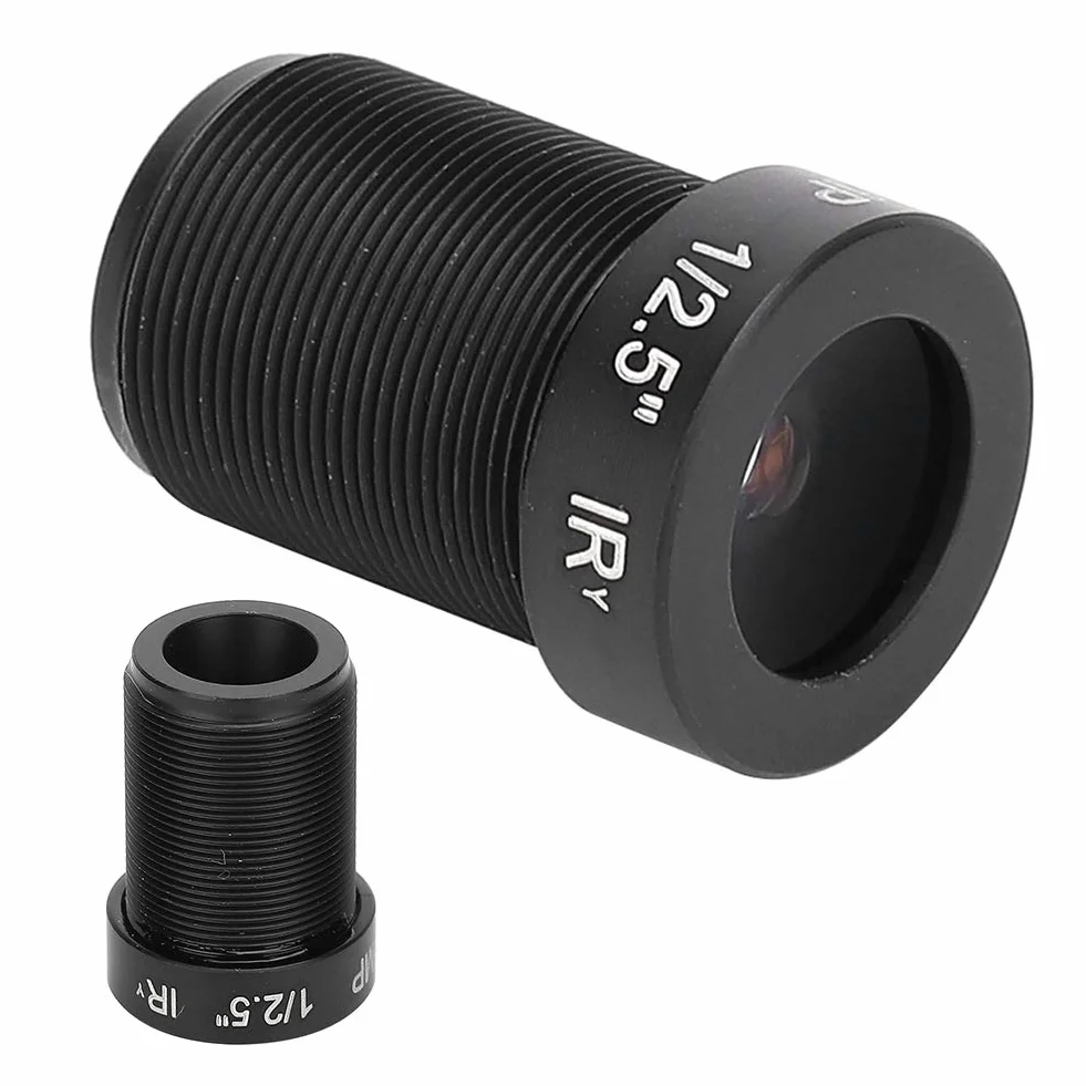Obiektyw aparatu 5 MP Obiektyw szerokokątny HD do monitoringu 6 mm, stała ogniskowa, proporcje 1/2,5, wsporniki M12