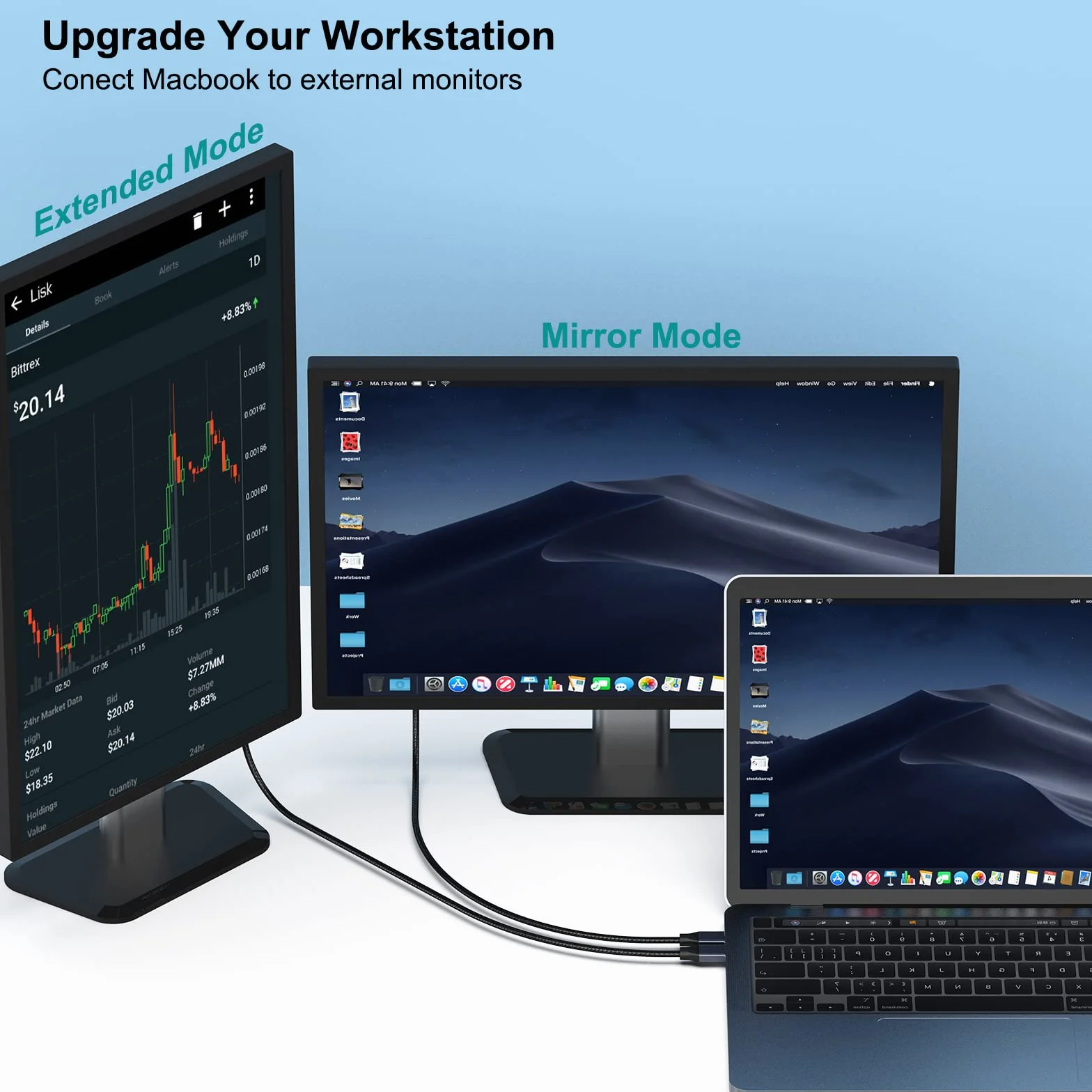 BENFEI 2-pakowy kabel USB-C do DisplayPort o długości 6 stóp (8K@60Hz 4K@144 Hz), kabel USB typu C do DisplayPort [kompatybilny z Thunderbolt 3/4/5] z iPhonem 15, MacBookiem Pro 2023, iPadem Pro, S23