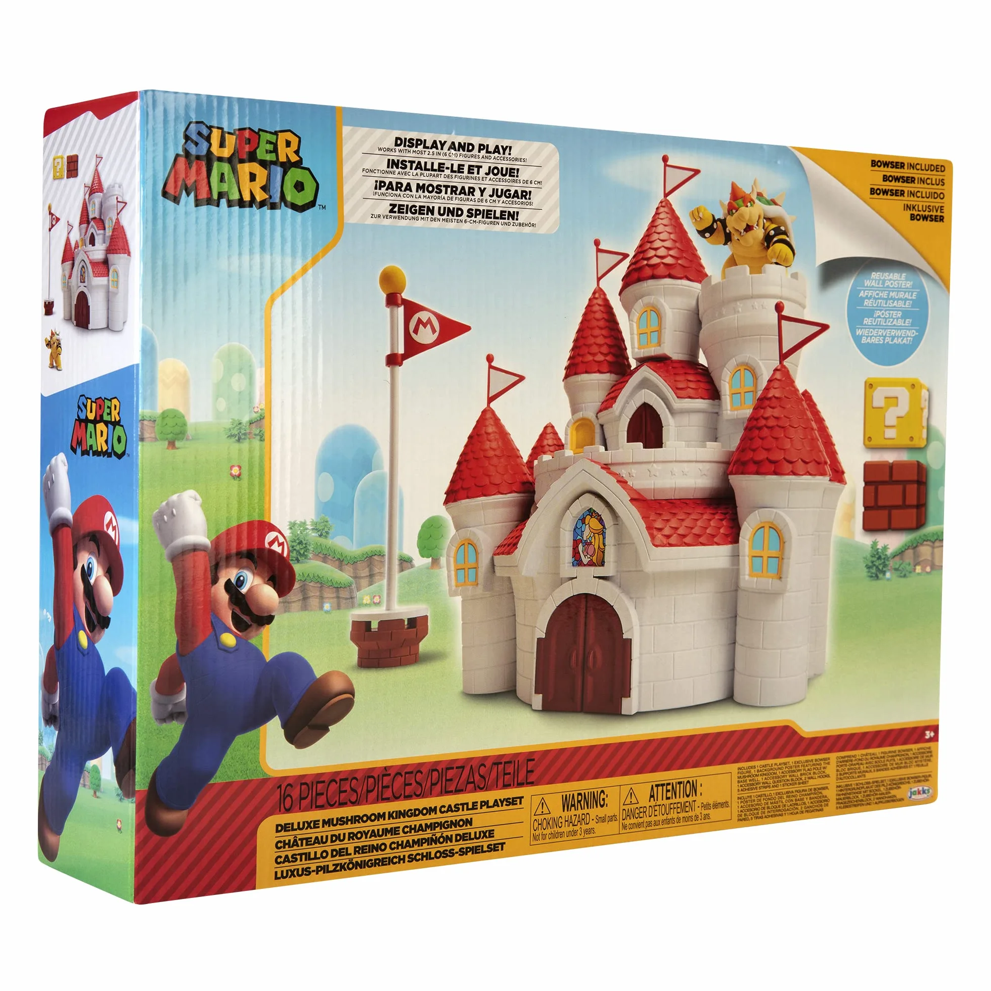 Nintendo Jakks Mashroom Kingdom Castle 58541 Zestaw do Zabawy