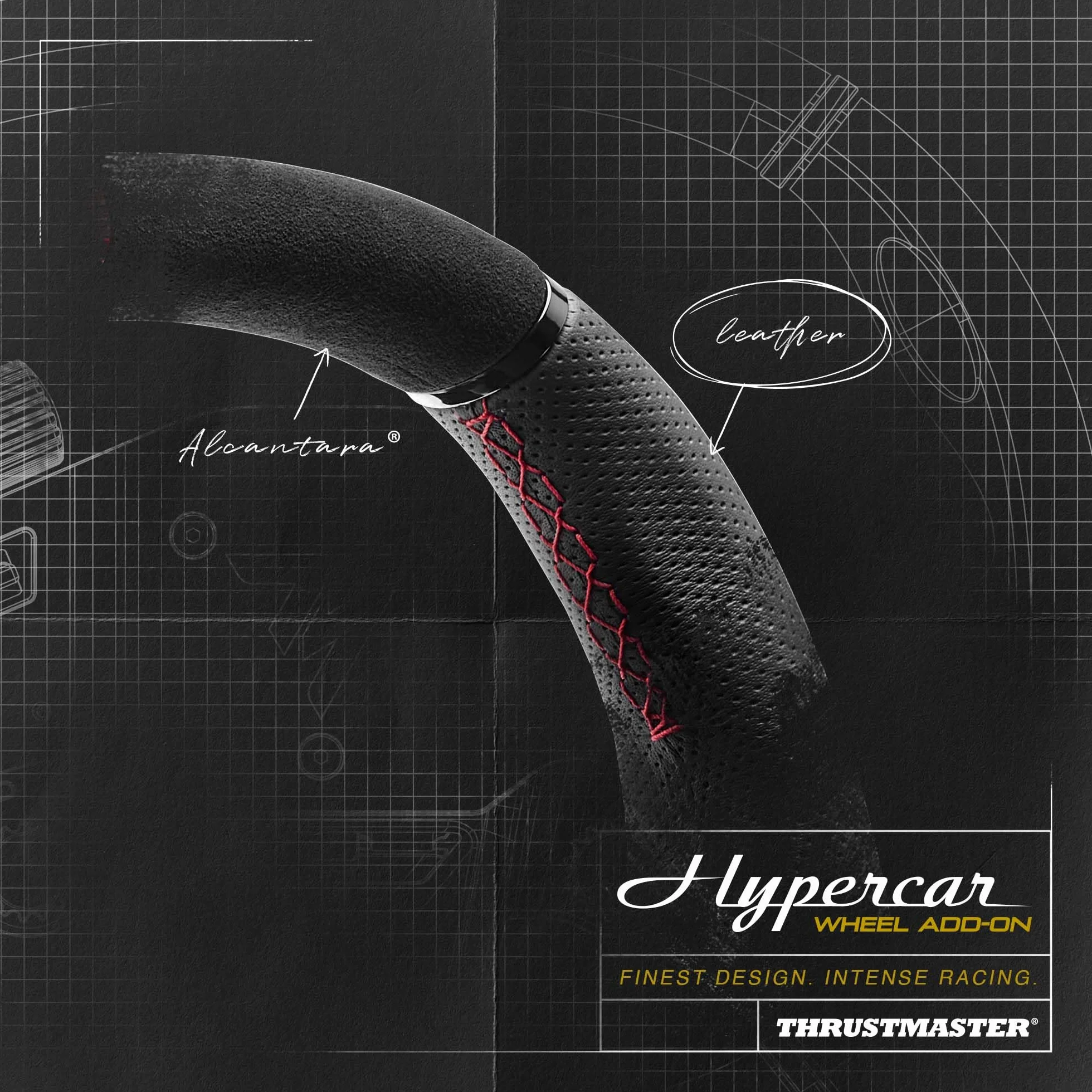 Thrustmaster Hypercar Wheel Add-On, Koło Kierownicy Klasy Premium, Do PC i Konsol