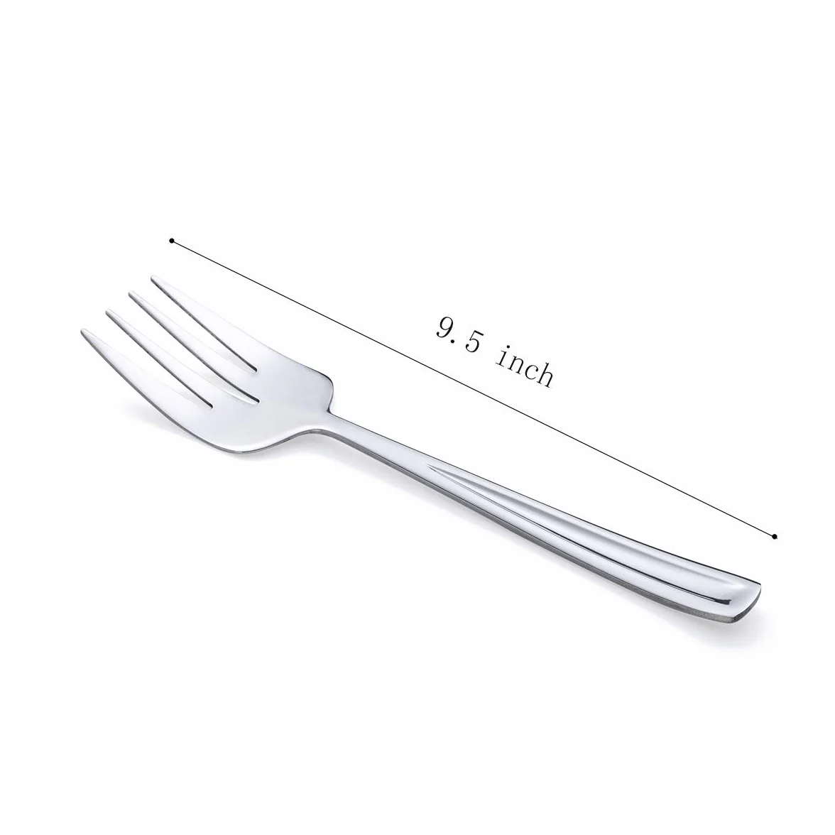 GoGeiLi Zestaw widelców do serwowania ze stali nierdzewnej 24 cm, 3 szt